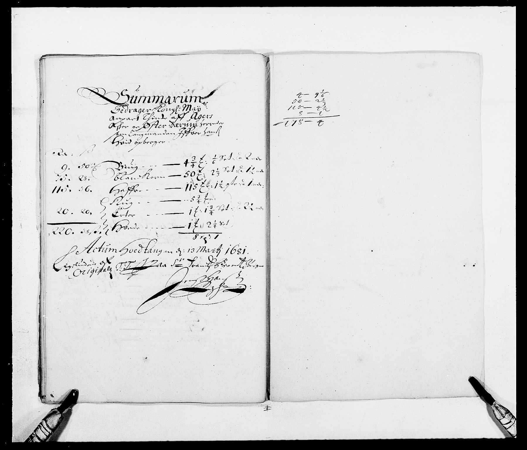 Rentekammeret inntil 1814, Reviderte regnskaper, Fogderegnskap, RA/EA-4092/R08/L0417: Fogderegnskap Aker, 1678-1681, s. 59