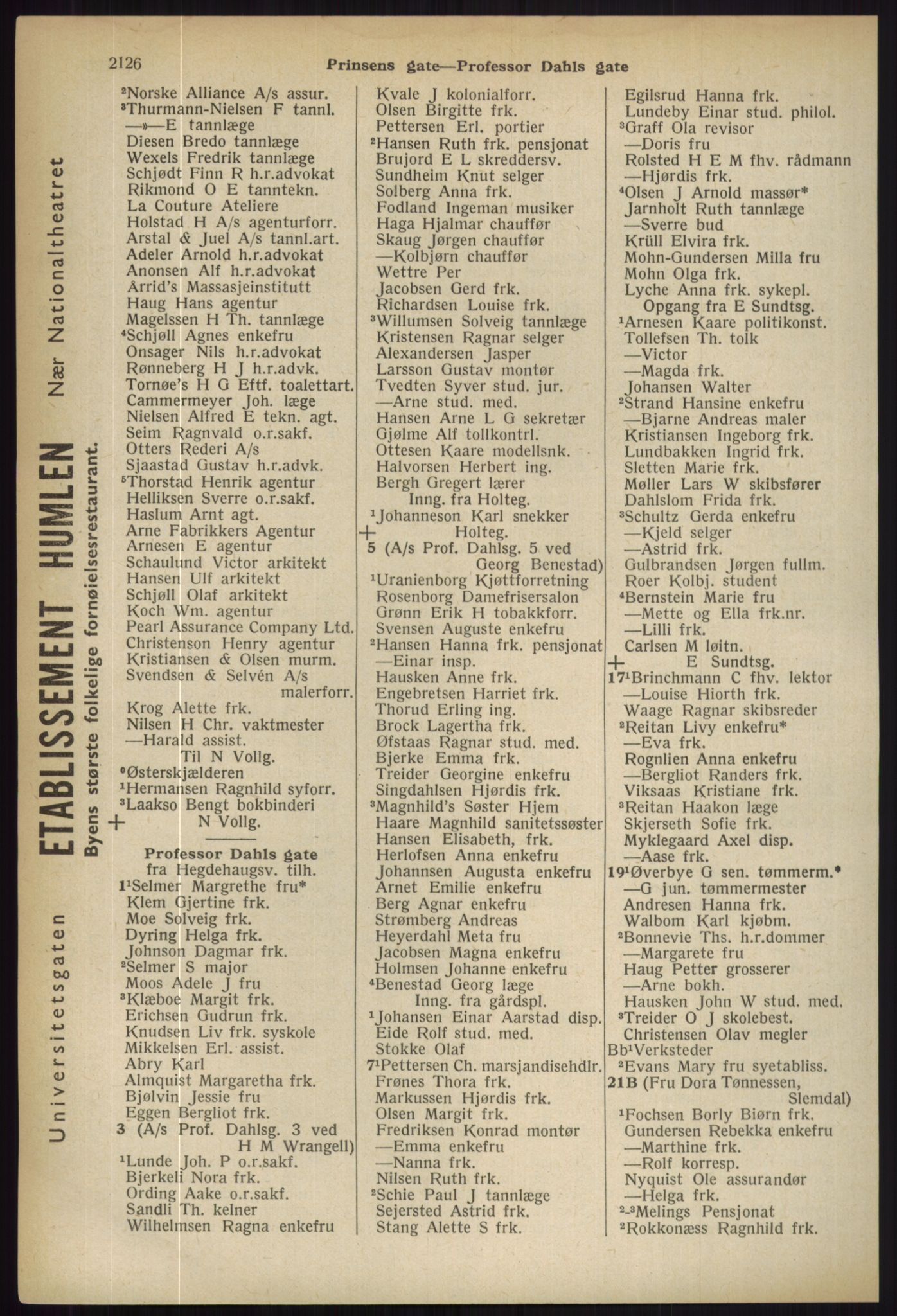 Kristiania/Oslo adressebok, PUBL/-, 1936, s. 2126