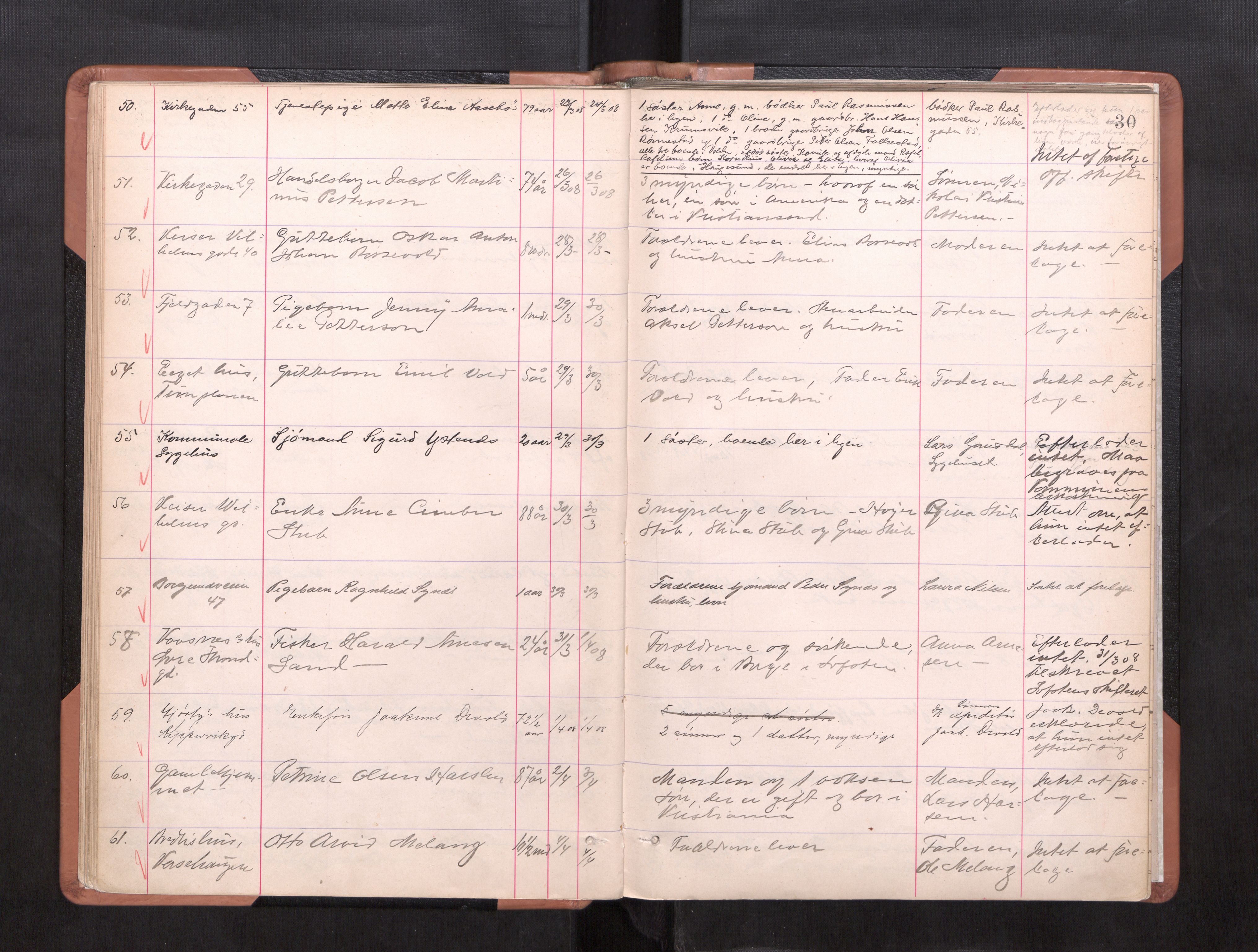 Ålesund byfogd, AV/SAT-A-4384/0001/03/03L/L0004: Dødsanmeldelsprotokoll, 1906-1917, s. 30
