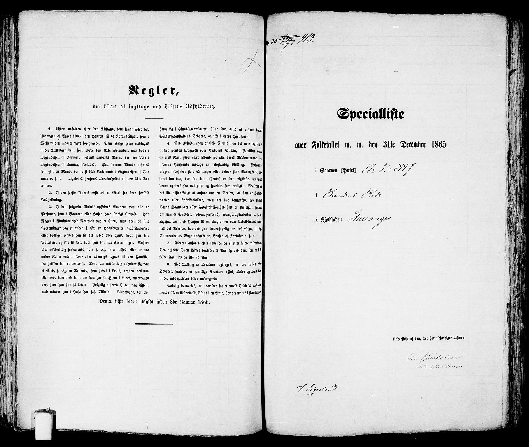 RA, Folketelling 1865 for 1103 Stavanger kjøpstad, 1865, s. 855