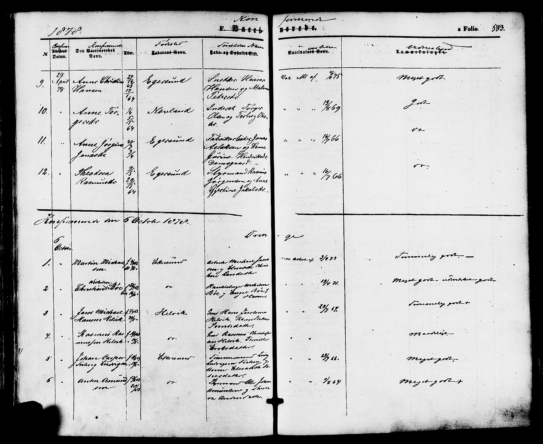 Eigersund sokneprestkontor, SAST/A-101807/S08/L0014: Ministerialbok nr. A 13, 1866-1878, s. 583