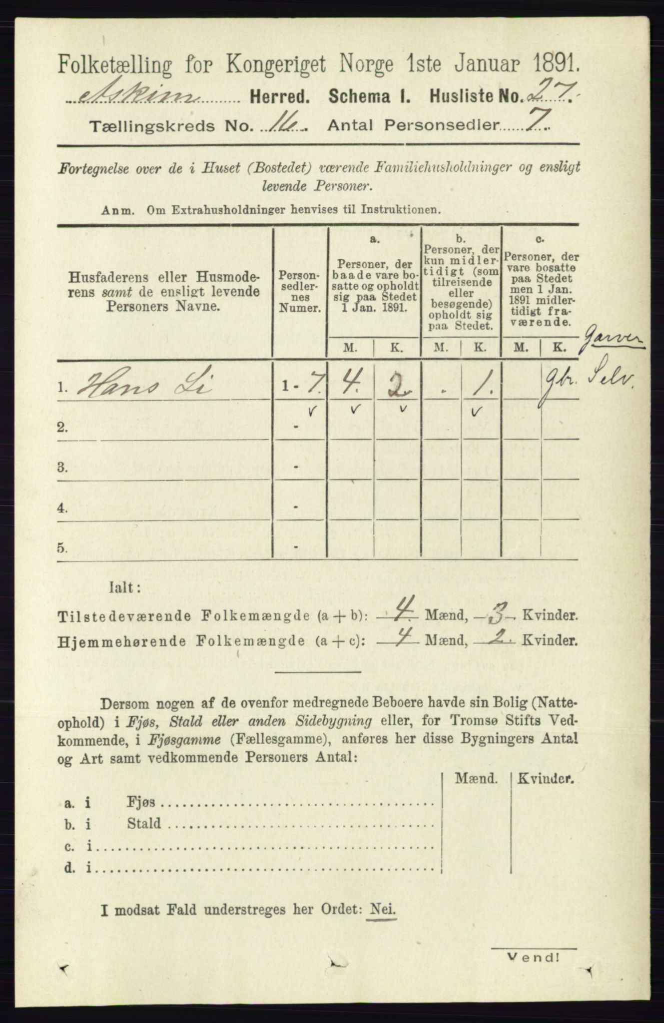 RA, Folketelling 1891 for 0124 Askim herred, 1891, s. 2629