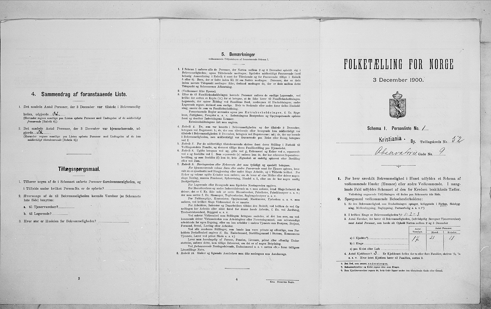 SAO, Folketelling 1900 for 0301 Kristiania kjøpstad, 1900, s. 67193