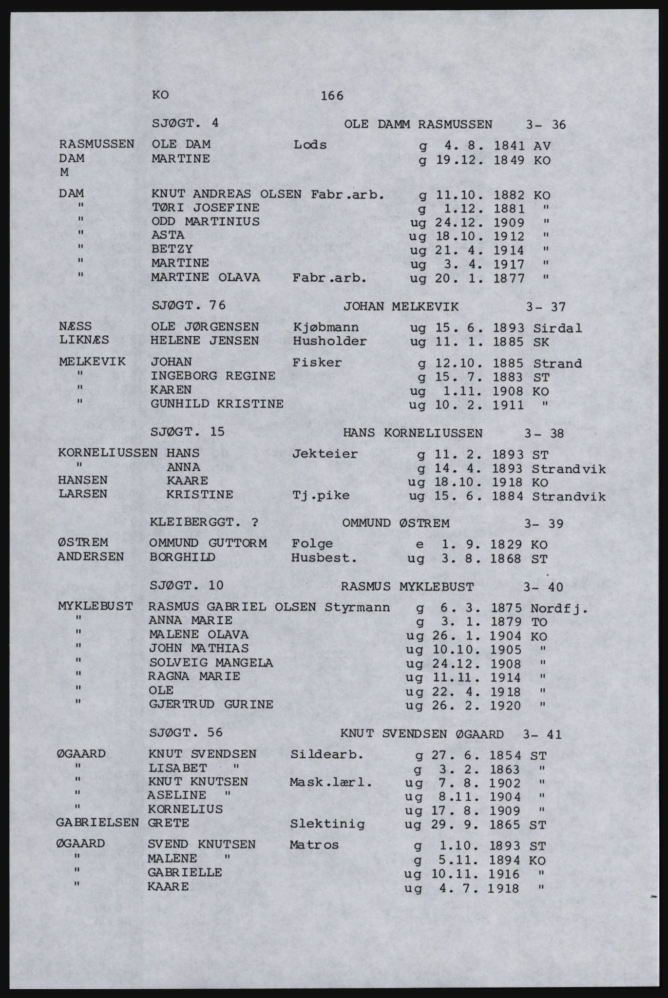 SAST, Avskrift av folketellingen 1920 for Karmøy, 1920, s. 182