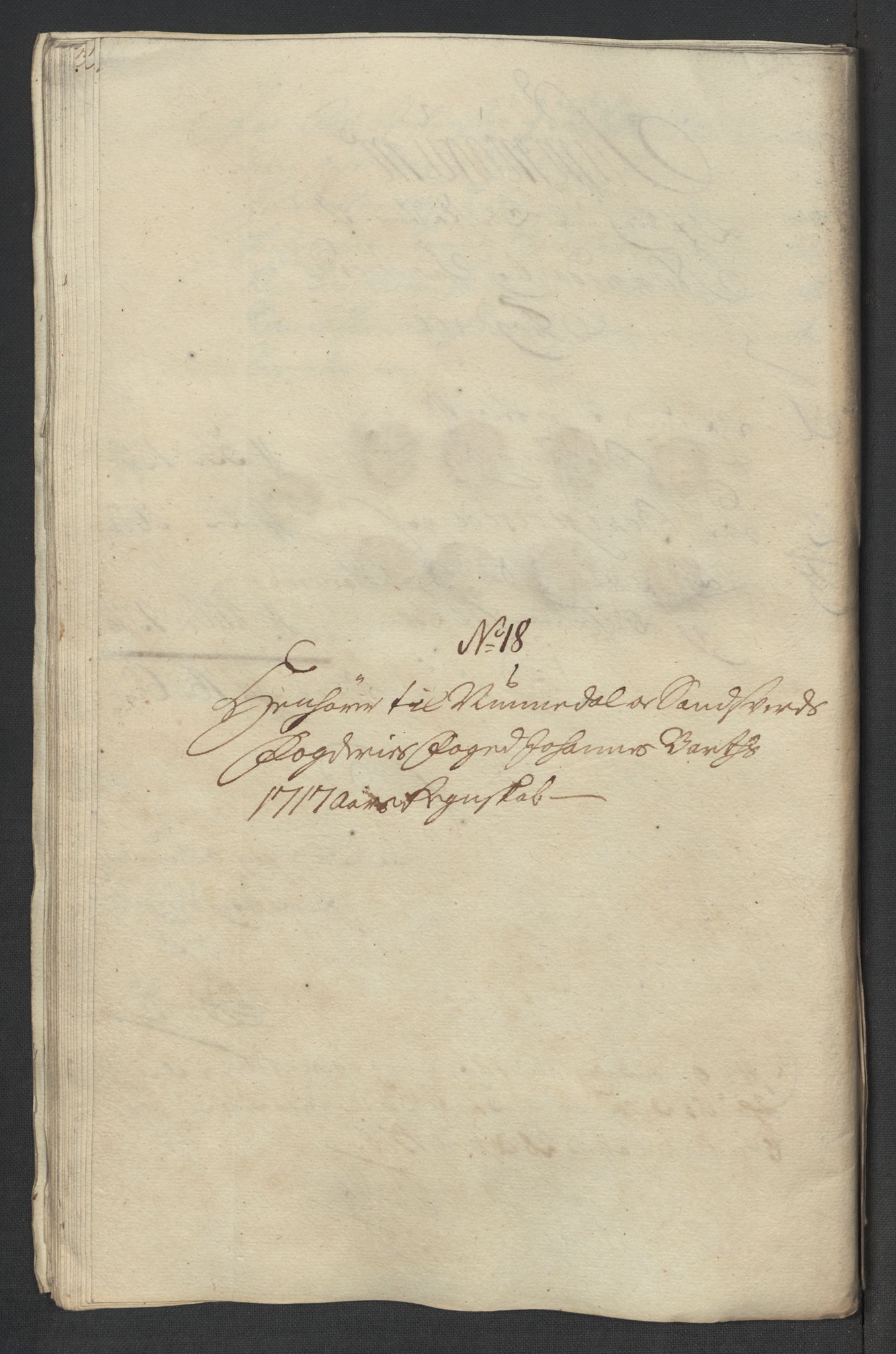 Rentekammeret inntil 1814, Reviderte regnskaper, Fogderegnskap, RA/EA-4092/R24/L1593: Fogderegnskap Numedal og Sandsvær, 1717, s. 355