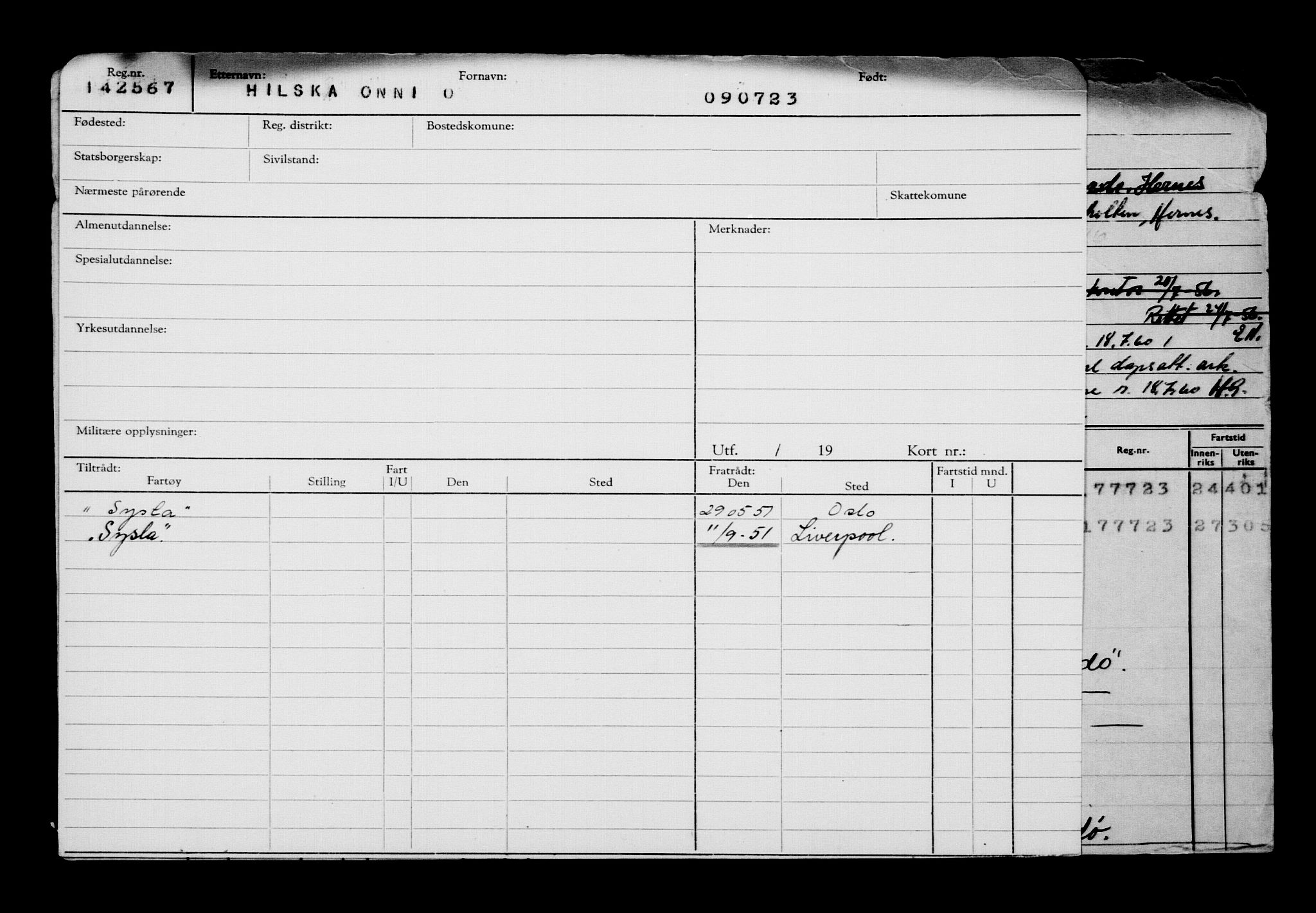 Direktoratet for sjømenn, RA/S-3545/G/Gb/L0220: Hovedkort, 1923, s. 768