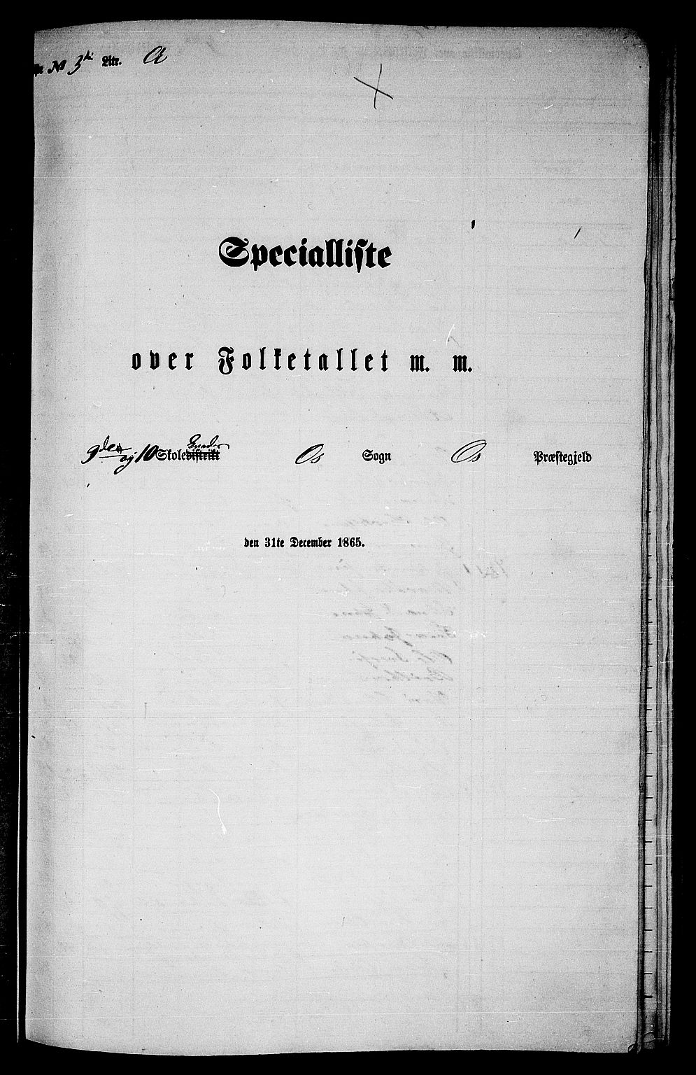 RA, Folketelling 1865 for 1243P Os prestegjeld, 1865, s. 45