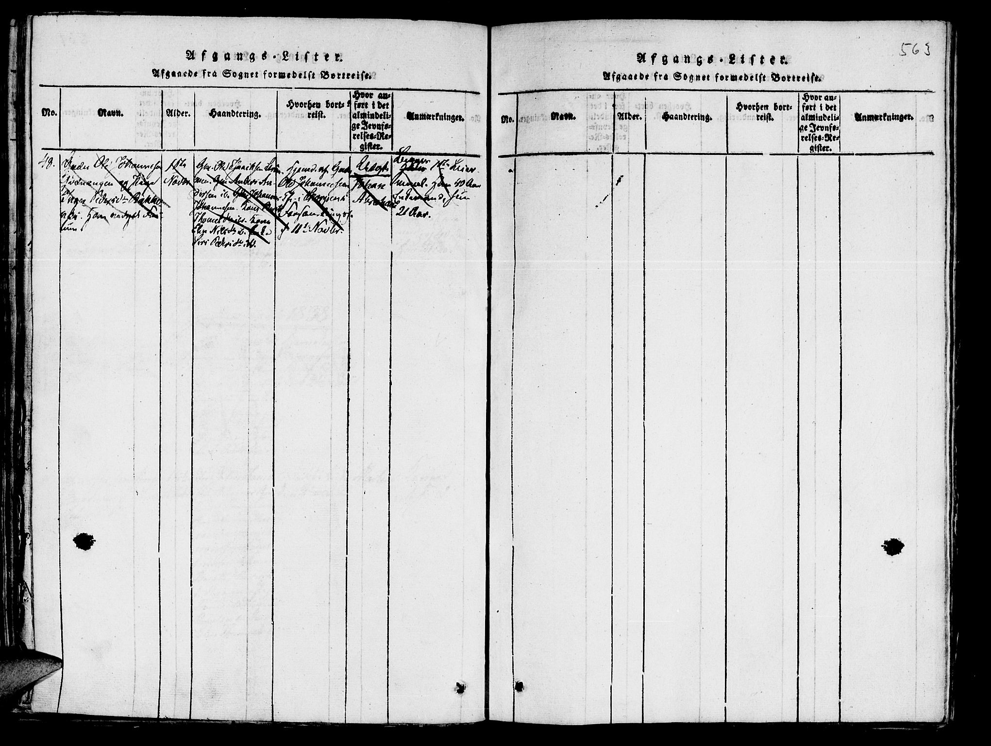 Skjervøy sokneprestkontor, AV/SATØ-S-1300/H/Ha/Haa/L0004kirke: Ministerialbok nr. 4, 1820-1838, s. 562