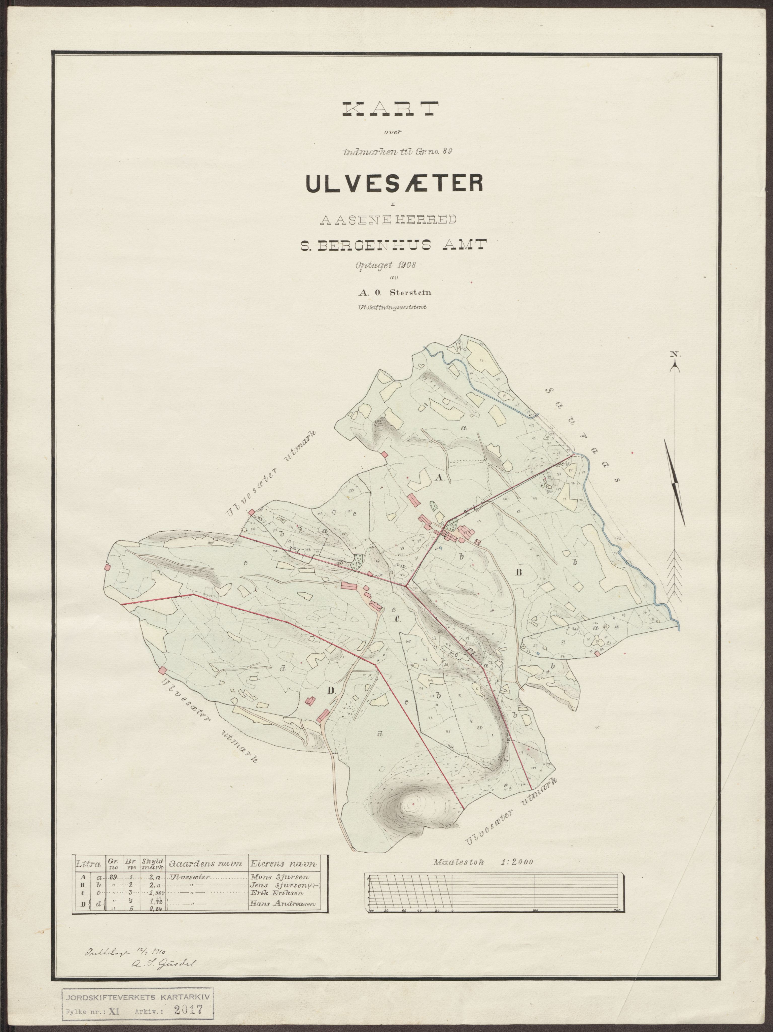 Jordskifteverkets kartarkiv, RA/S-3929/T, 1859-1988, s. 2203