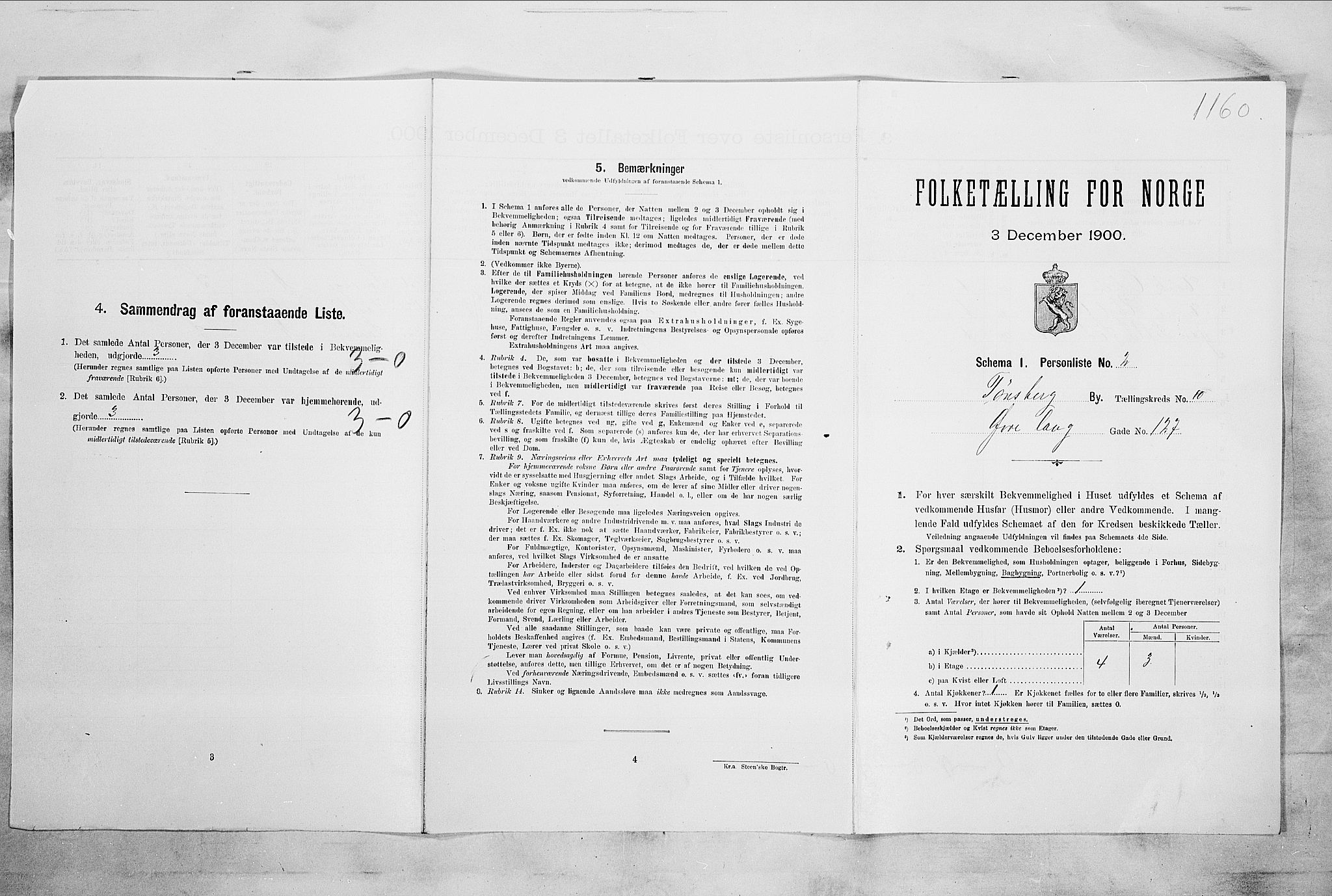 RA, Folketelling 1900 for 0705 Tønsberg kjøpstad, 1900, s. 1504