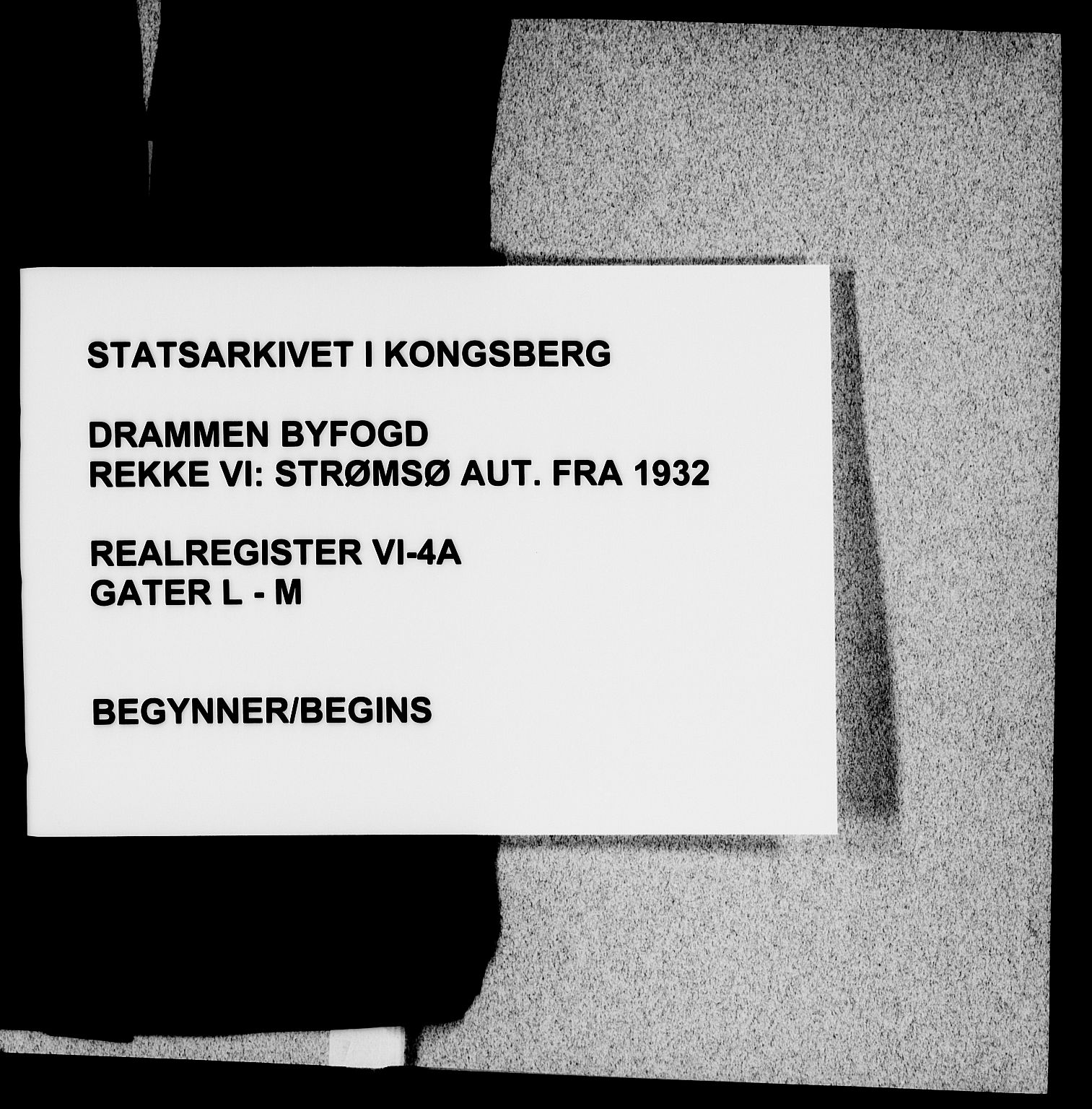 Drammen byfogd, SAKO/A-222/G/Gb/Gbf/L0004a: Panteregister nr. VI 4a