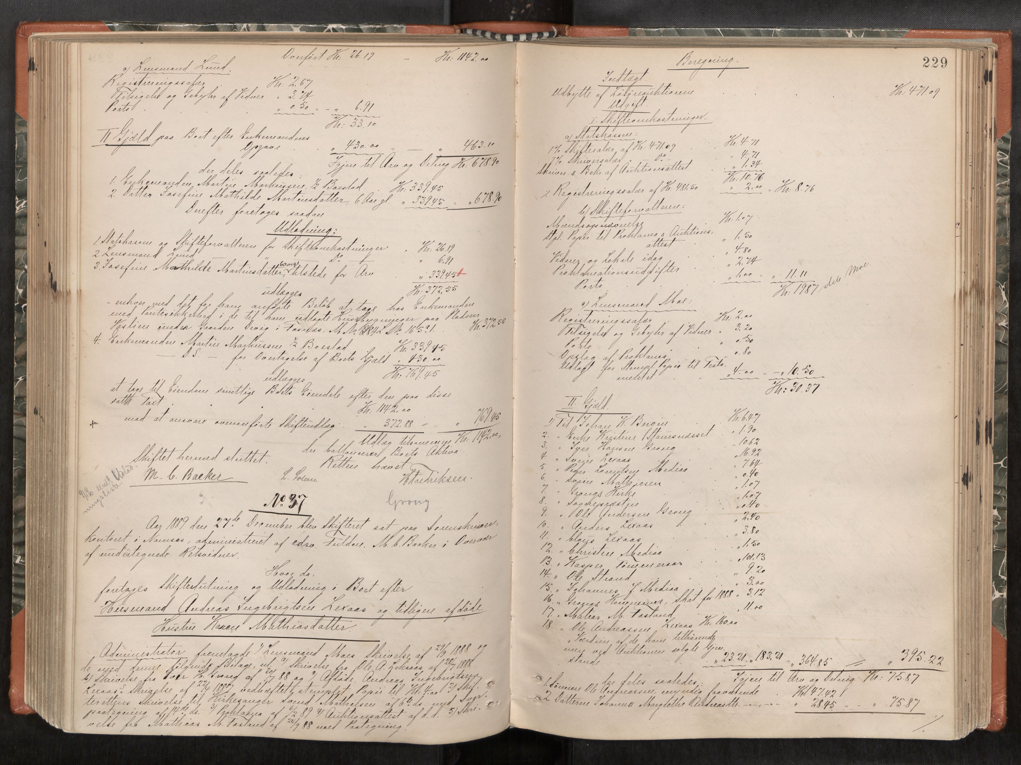 Namdal sorenskriveri, AV/SAT-A-4133/1/3/3A/L0045: Skifteprotokoll nr. 7, 1884-1894, s. 229