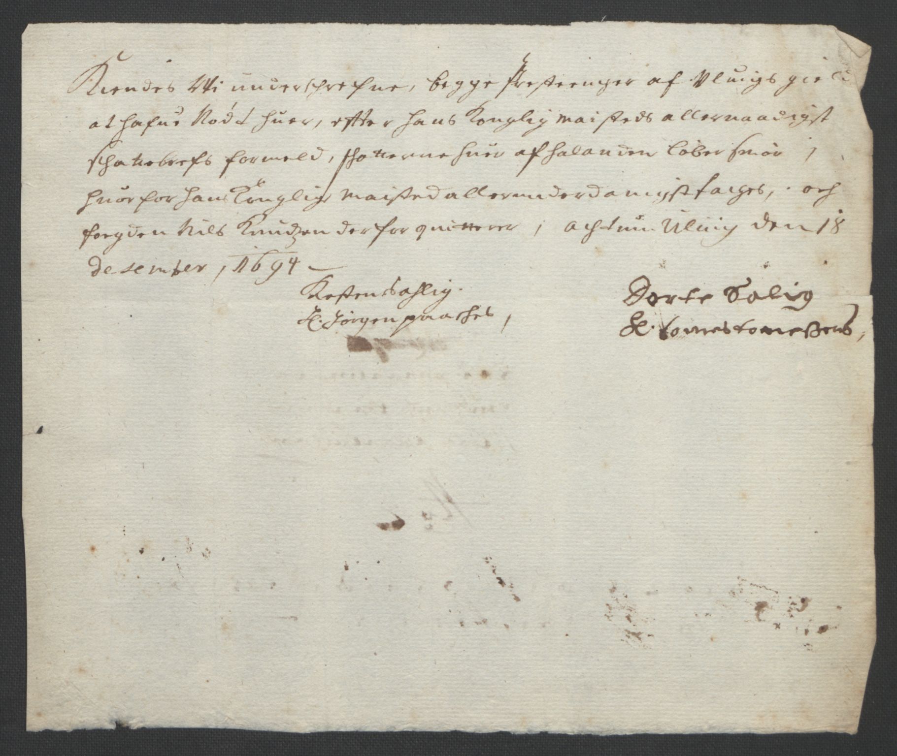 Rentekammeret inntil 1814, Reviderte regnskaper, Fogderegnskap, AV/RA-EA-4092/R48/L2975: Fogderegnskap Sunnhordland og Hardanger, 1694, s. 327