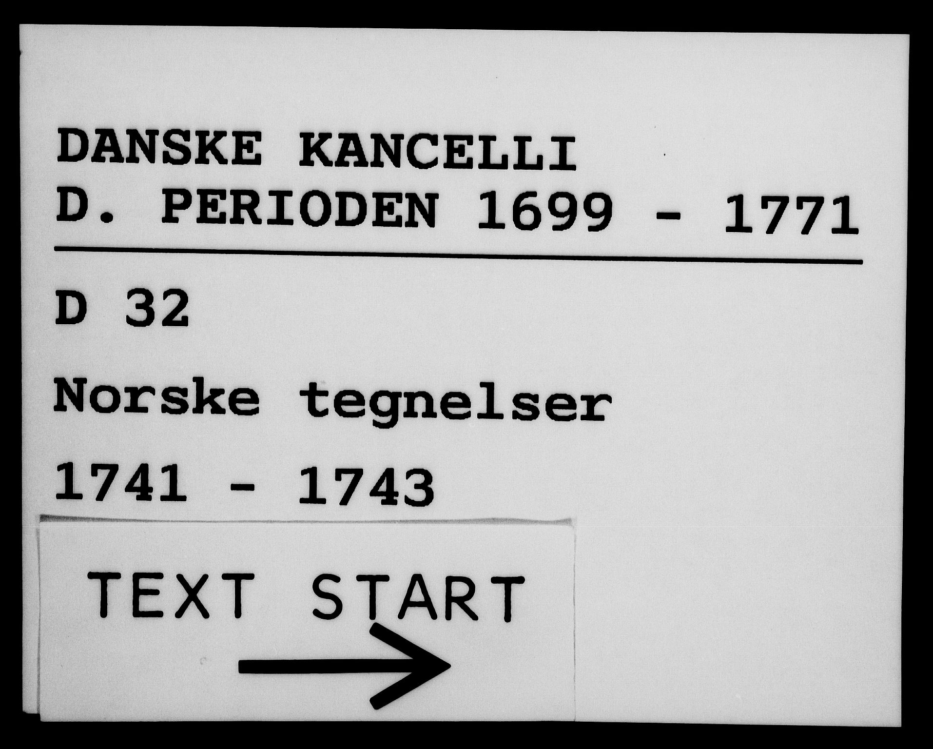 Danske Kanselli 1572-1799, RA/EA-3023/F/Fc/Fca/Fcab/L0029: Norske tegnelser, 1741-1743