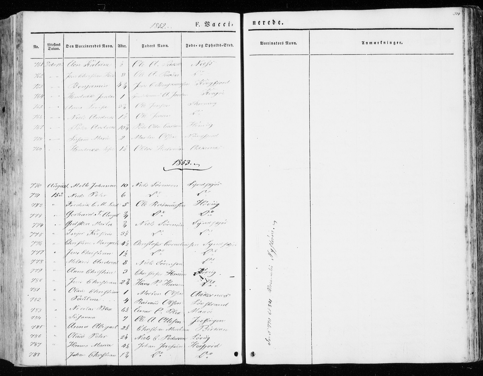 Ministerialprotokoller, klokkerbøker og fødselsregistre - Sør-Trøndelag, AV/SAT-A-1456/657/L0704: Ministerialbok nr. 657A05, 1846-1857, s. 324