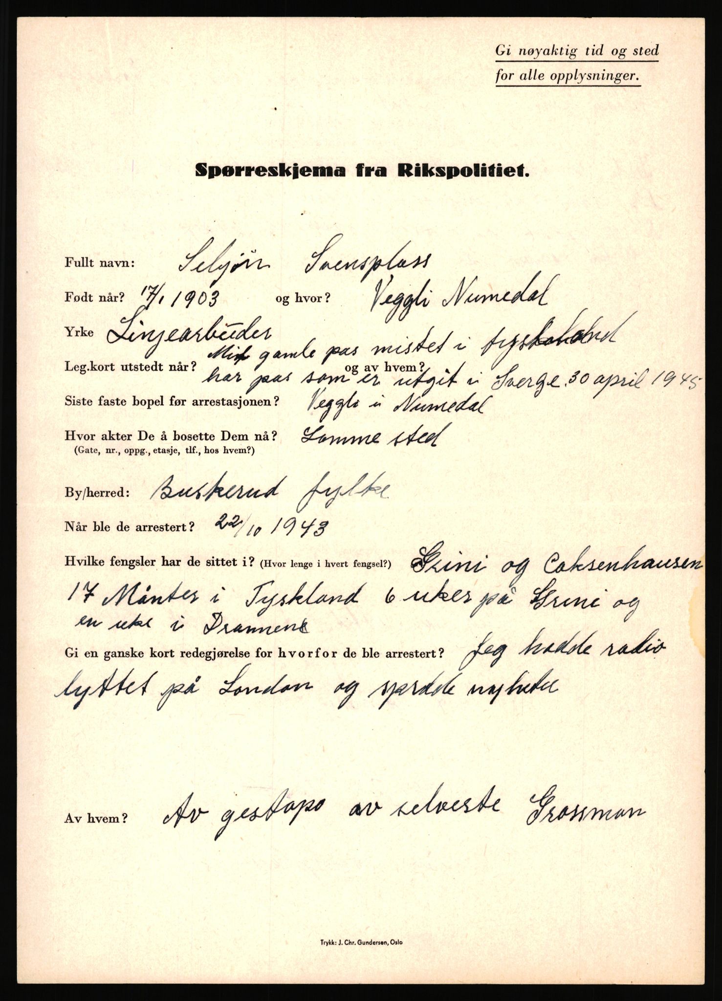 Rikspolitisjefen, AV/RA-S-1560/L/L0016: Sti, Lauritz - Tettum, Karl August, 1940-1945, s. 549