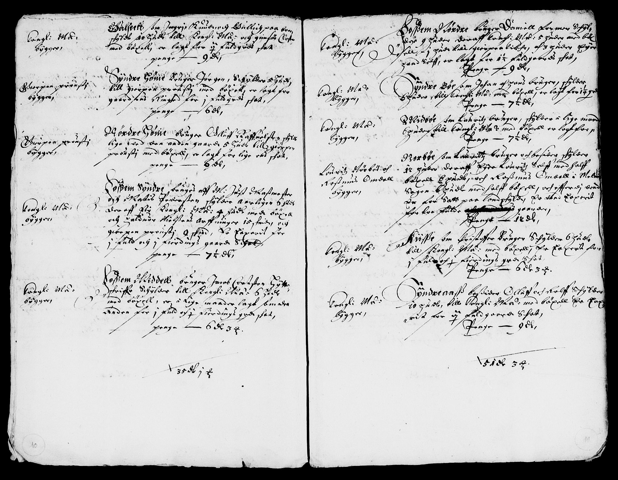 Rentekammeret inntil 1814, Reviderte regnskaper, Lensregnskaper, RA/EA-5023/R/Rb/Rbp/L0034: Bratsberg len, 1647-1649