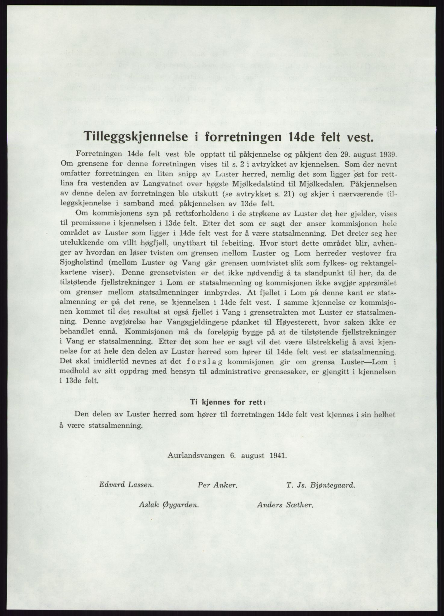 Høyfjellskommisjonen, AV/RA-S-1546/X/Xa/L0001: Nr. 1-33, 1909-1953, s. 5675