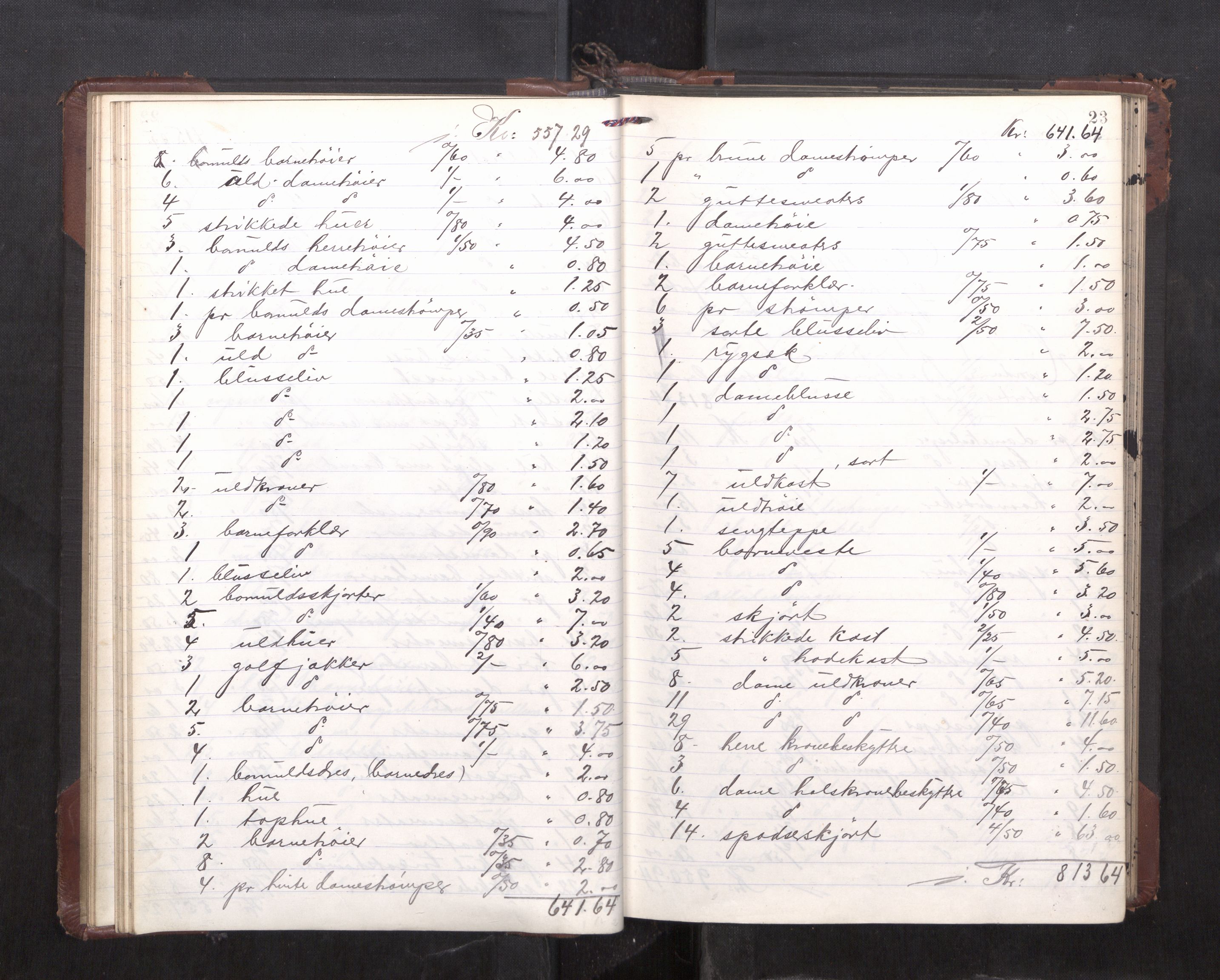 Trondheim byfogd, AV/SAT-A-0003/1/3/3C/L0036: Skifteregistreringsprotokoll - 14/4-24/9. (u/ register), 1915-1918, s. 23