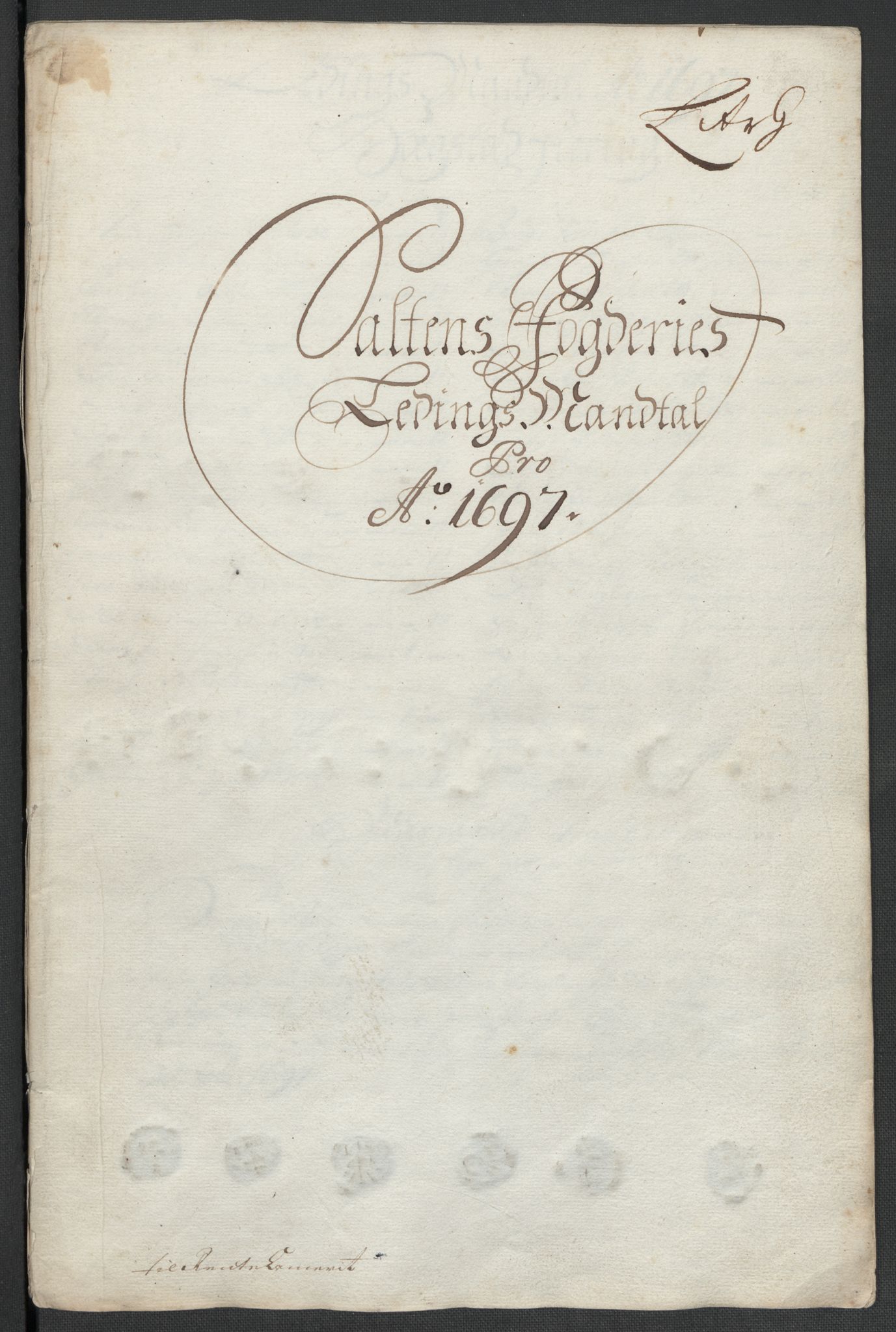 Rentekammeret inntil 1814, Reviderte regnskaper, Fogderegnskap, RA/EA-4092/R66/L4579: Fogderegnskap Salten, 1697-1700, s. 83
