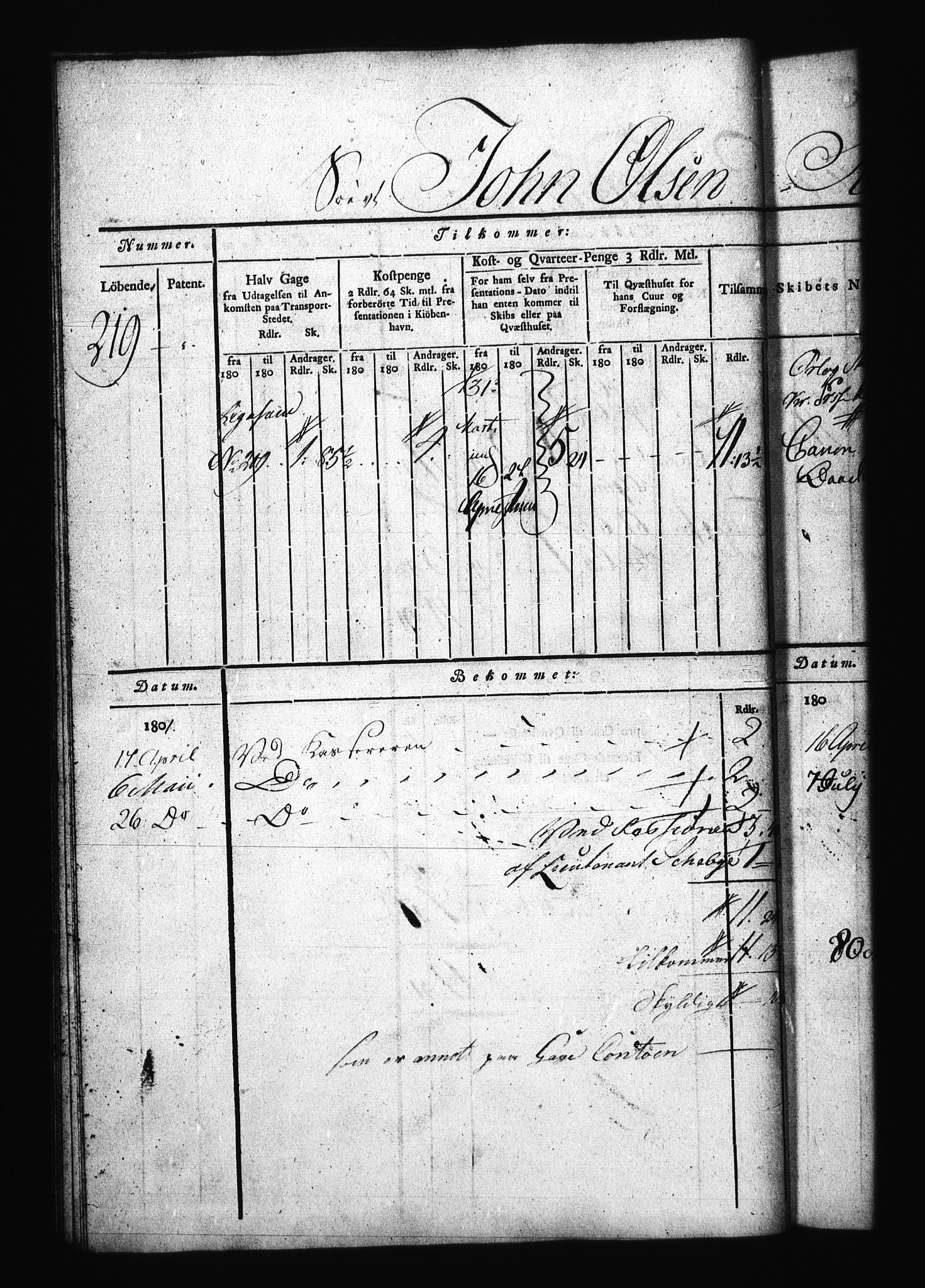 Sjøetaten, AV/RA-EA-3110/F/L0326: Trondheim distrikt, bind 3, 1801