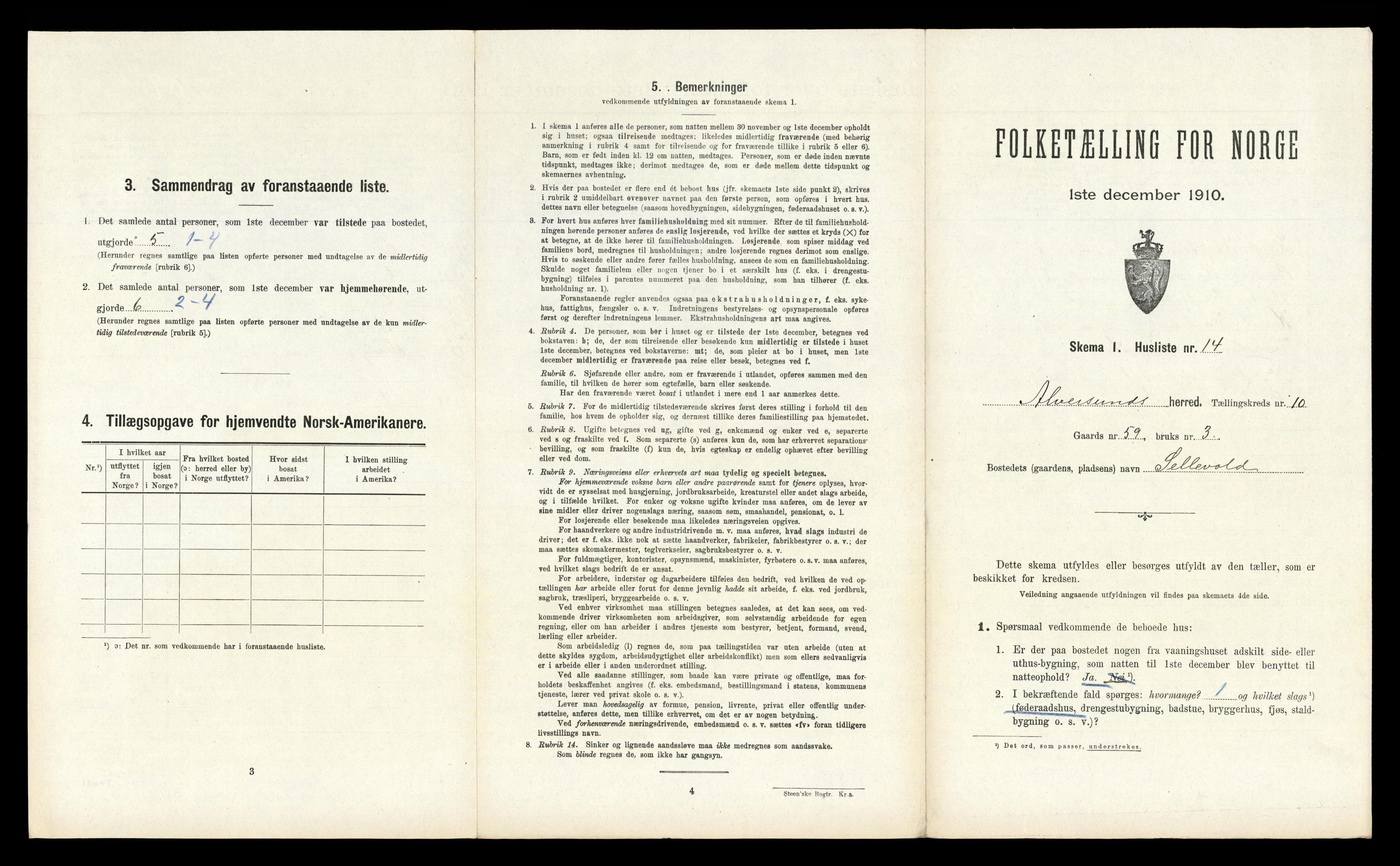 RA, Folketelling 1910 for 1257 Alversund herred, 1910, s. 788