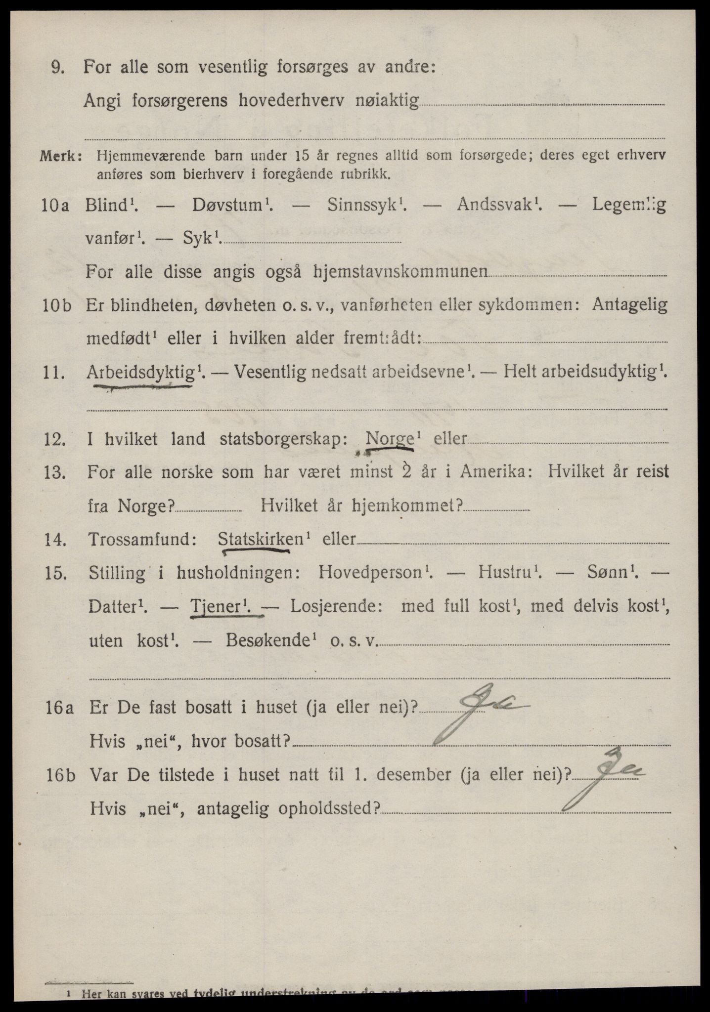SAT, Folketelling 1920 for 1560 Tingvoll herred, 1920, s. 6237