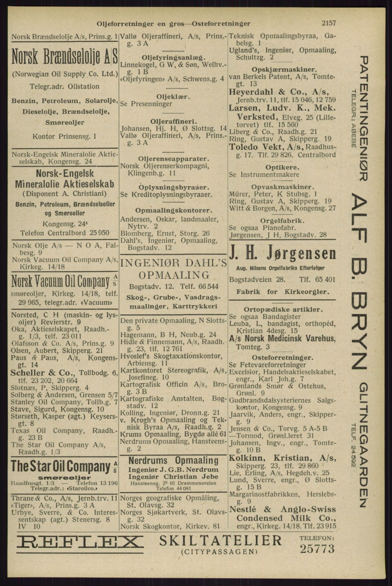 Kristiania/Oslo adressebok, PUBL/-, 1929, s. 2157