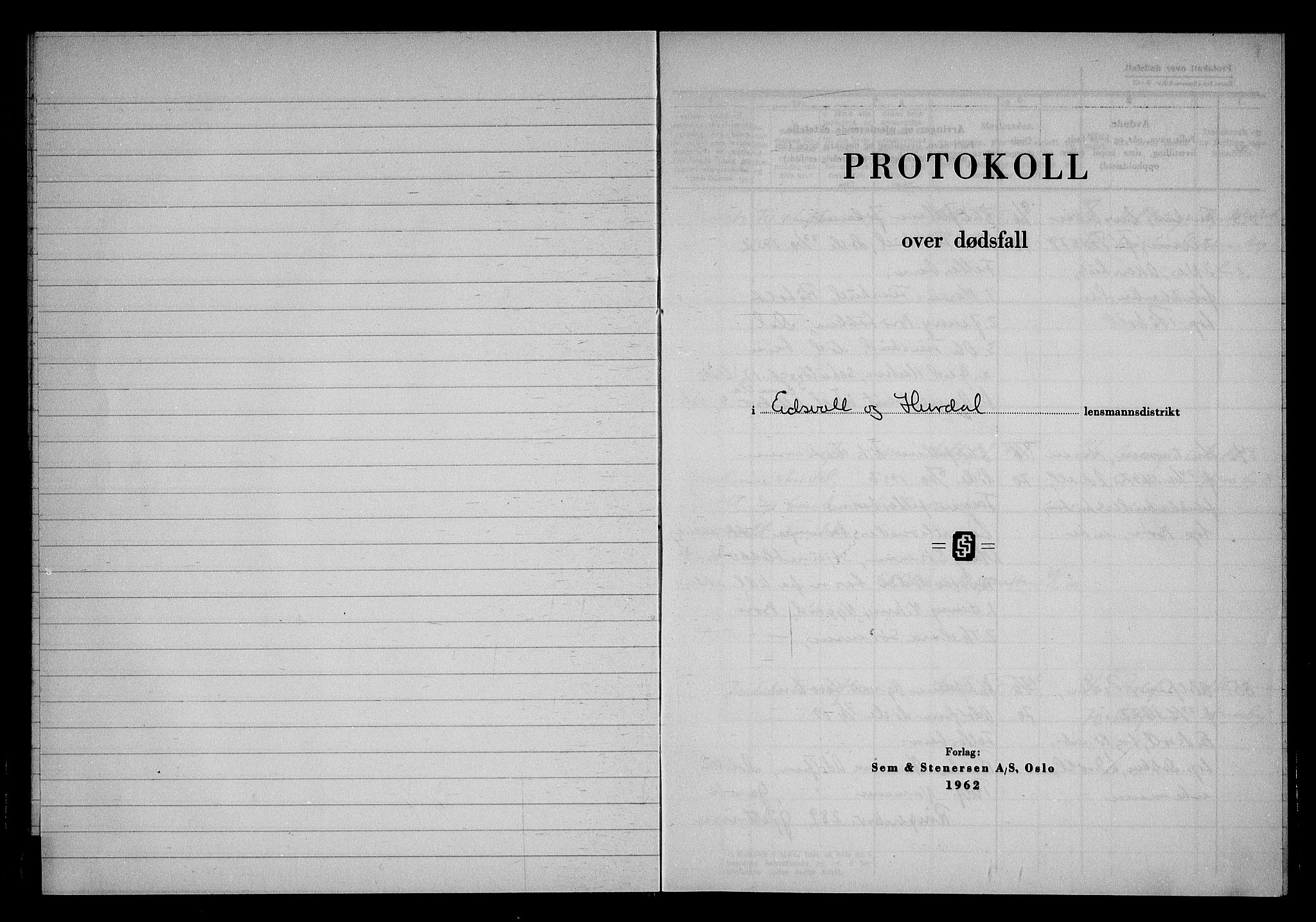 Eidsvoll og Hurdal lensmannskontor, SAO/A-10266/H/Ha/L0003: Dødsfallprotokoll, 1970-1972