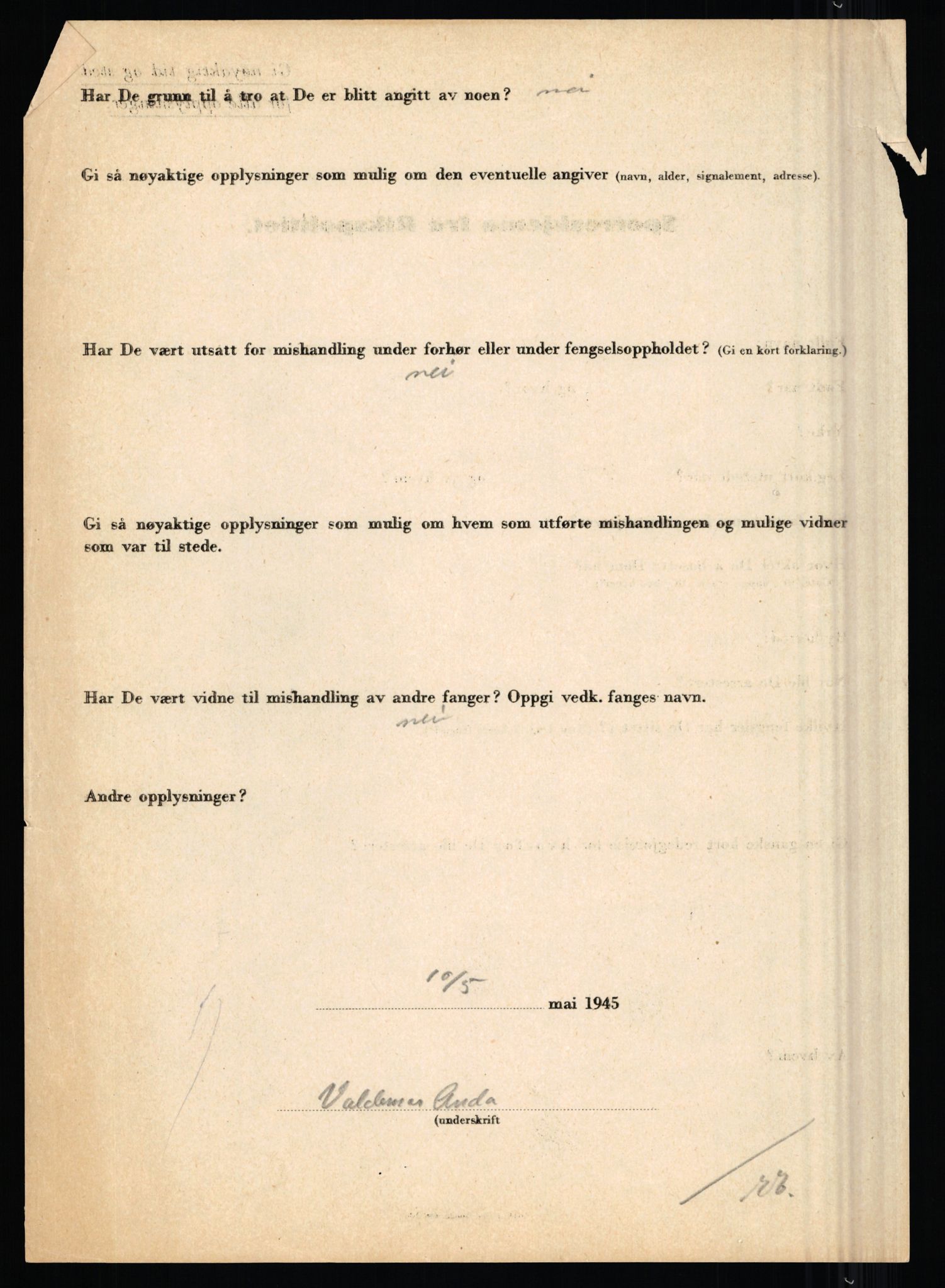 Rikspolitisjefen, AV/RA-S-1560/L/L0001: Abelseth, Rudolf - Berentsen, Odd, 1940-1945, s. 227