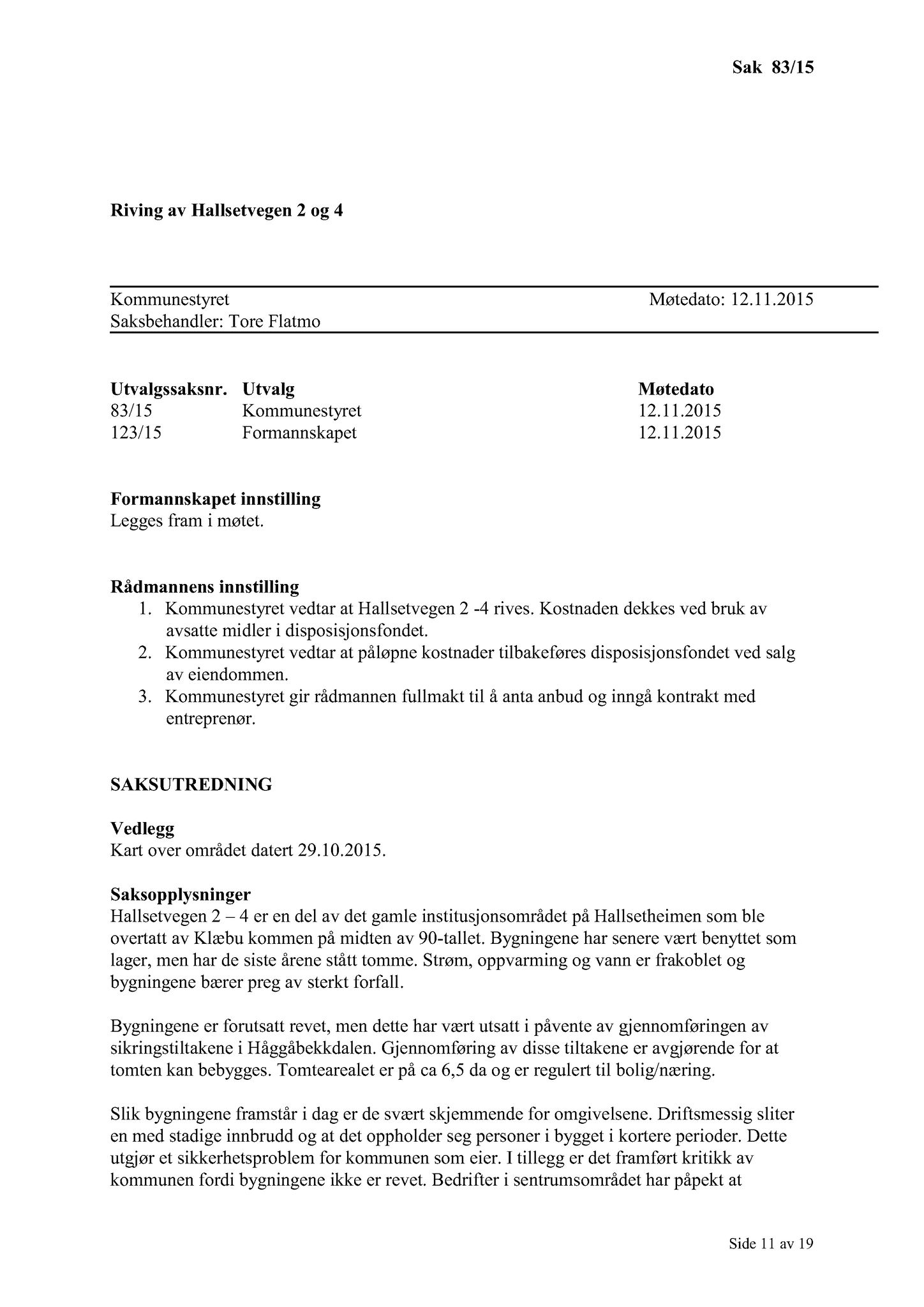 Klæbu Kommune, TRKO/KK/01-KS/L008: Kommunestyret - Møtedokumenter, 2015, s. 1888