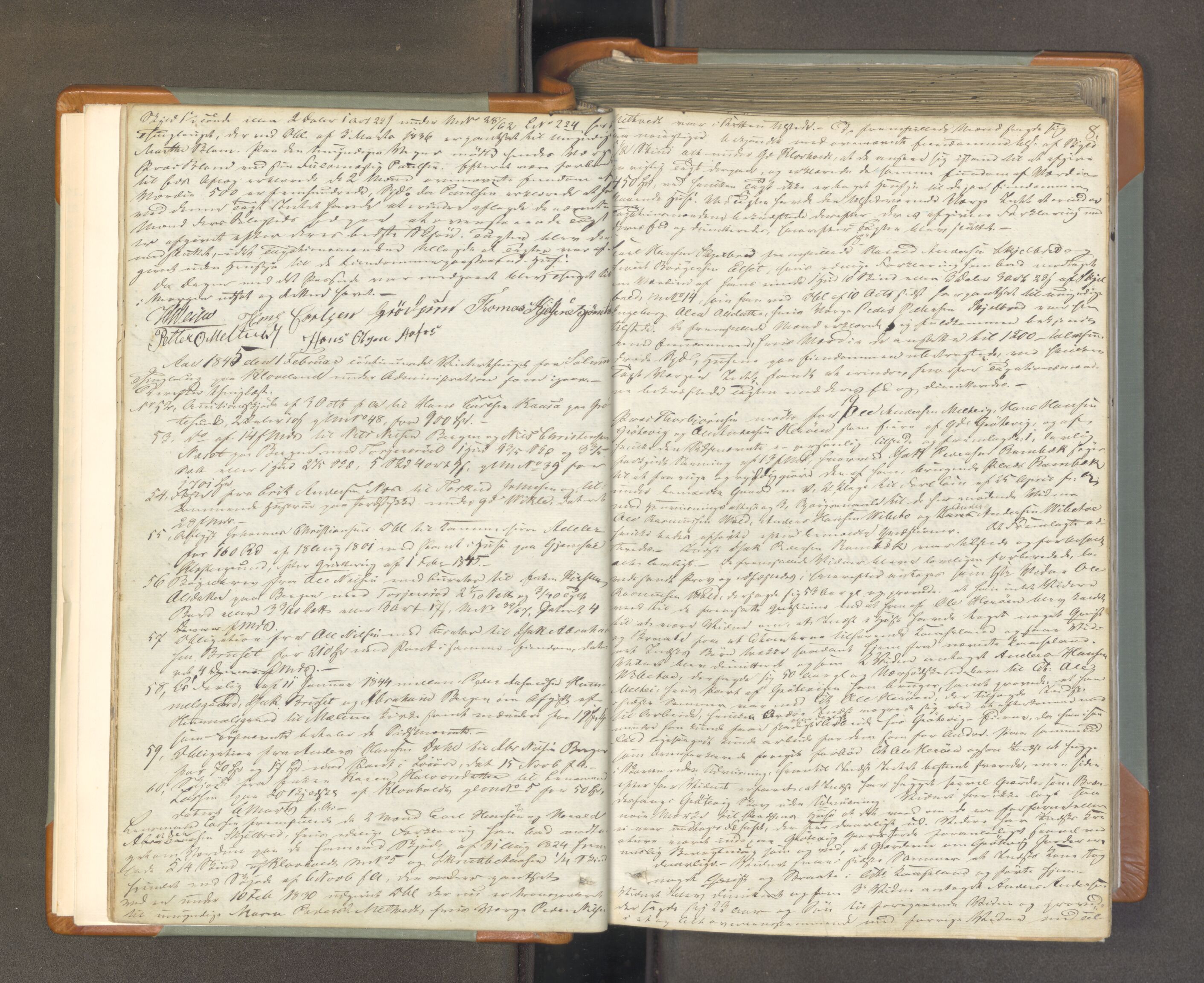 Nedre Telemark sorenskriveri, AV/SAKO-A-135/F/Fa/L0043: Tingbok, 1845-1850, s. 7b-8a
