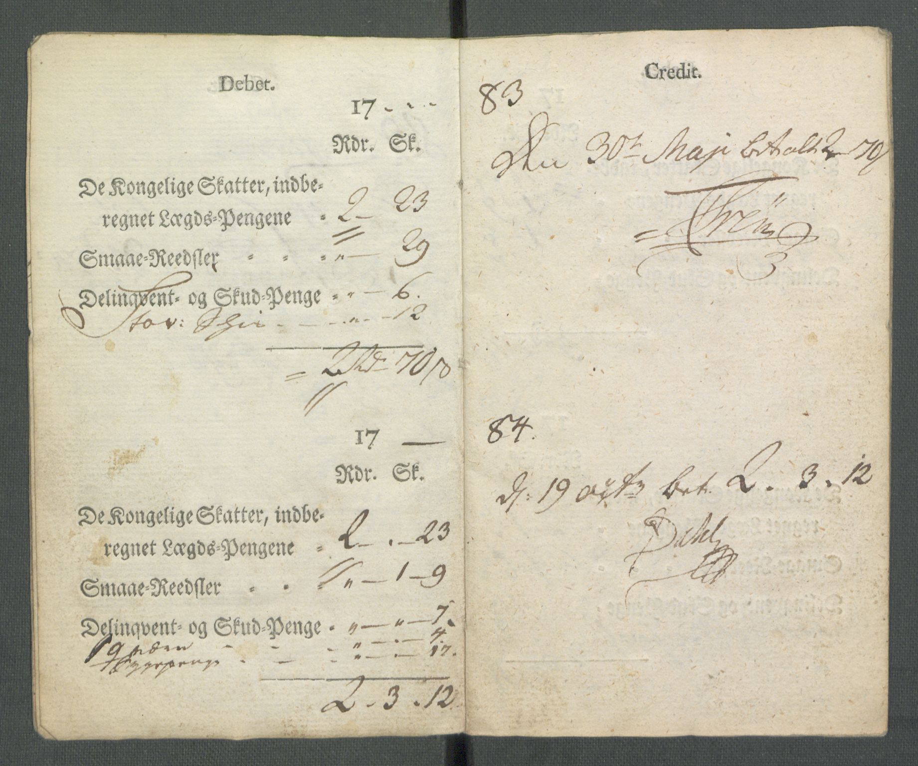 Rentekammeret inntil 1814, Realistisk ordnet avdeling, RA/EA-4070/Od/L0001/0002: Oppløp / [Æ2]: Dokumenter om Lofthusurolighetene i Nedenes, 1786-1789, s. 423
