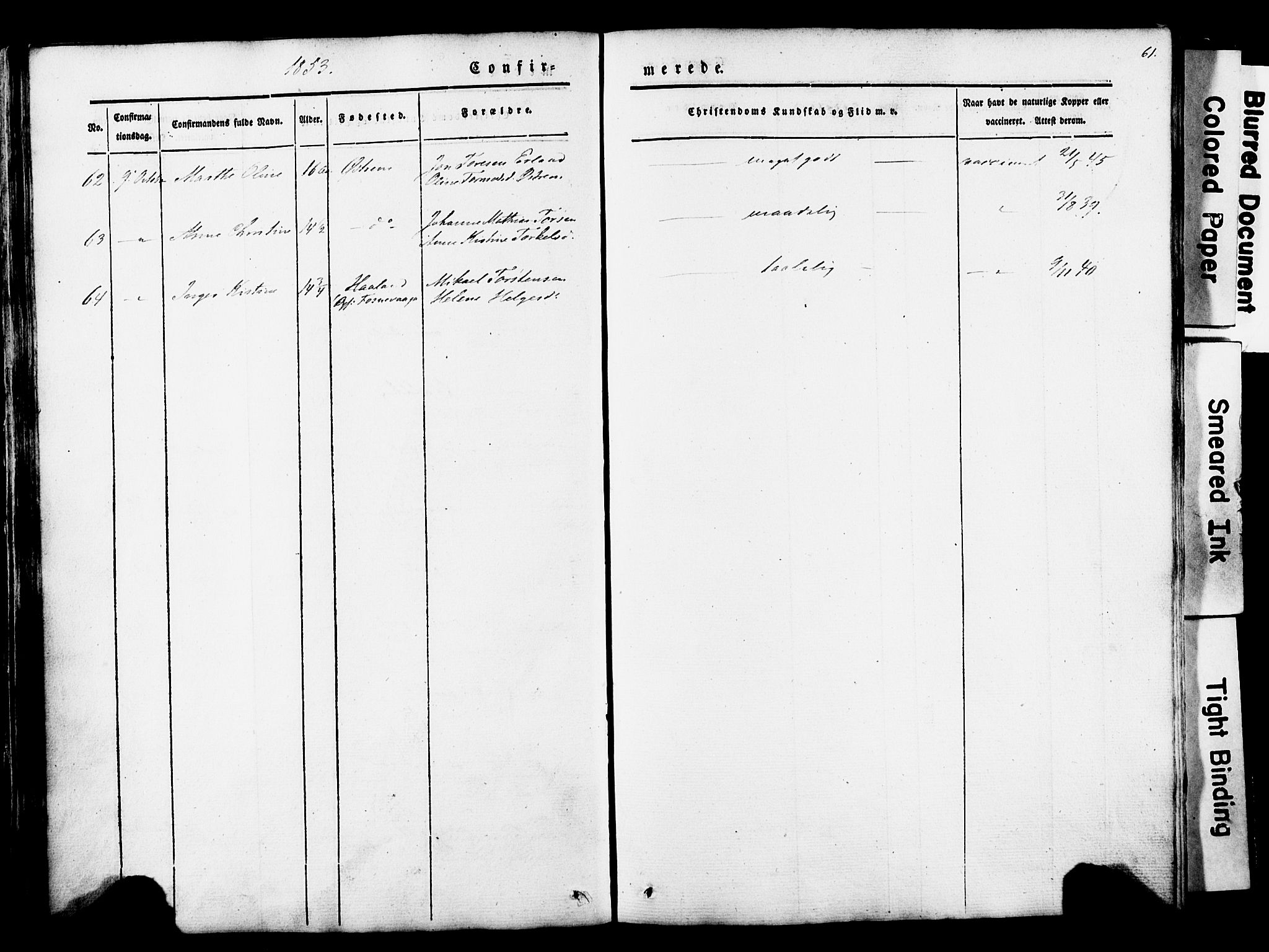 Avaldsnes sokneprestkontor, SAST/A -101851/H/Ha/Haa/L0007: Ministerialbok nr. A 7, 1841-1853, s. 61