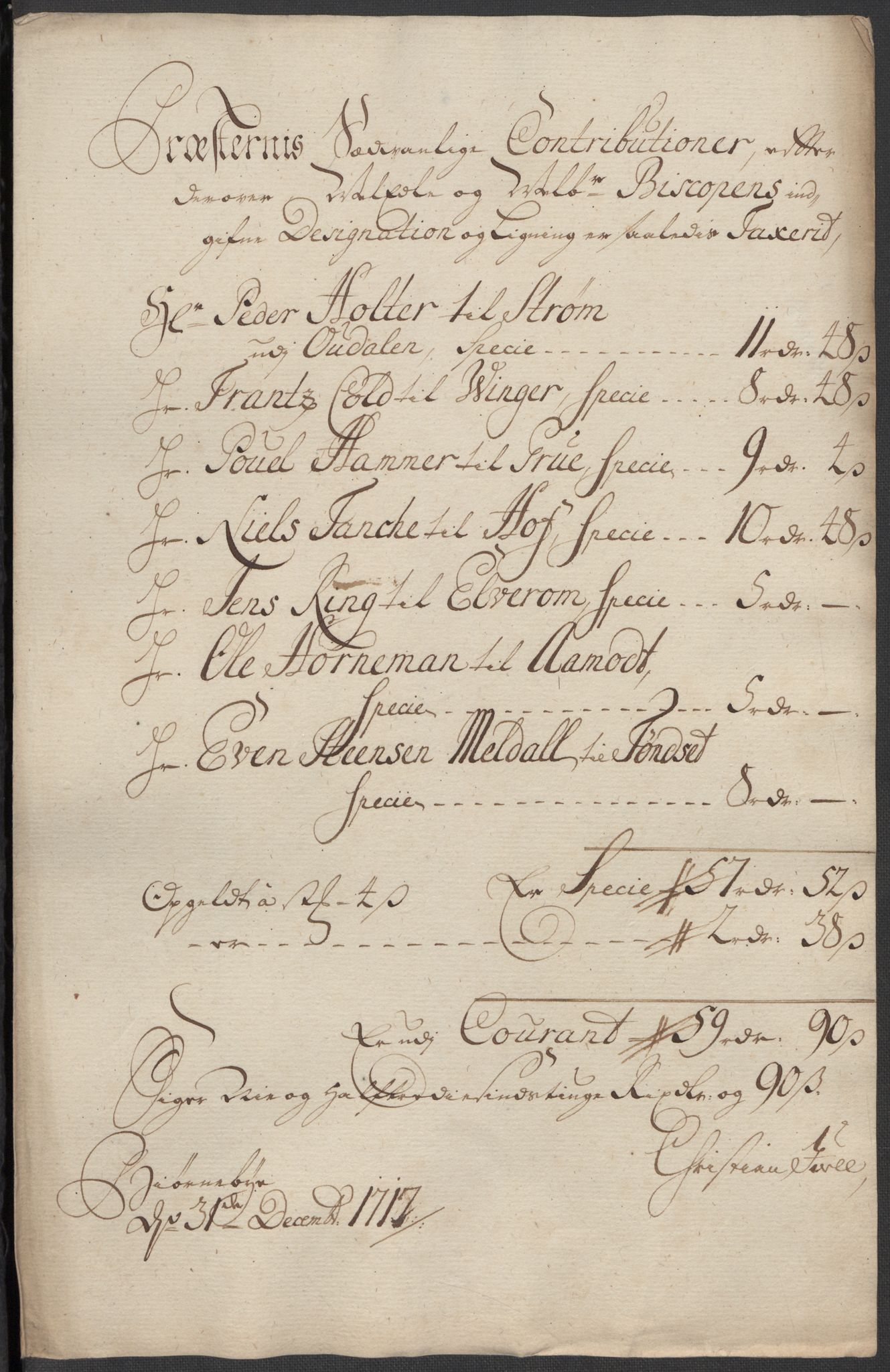 Rentekammeret inntil 1814, Reviderte regnskaper, Fogderegnskap, AV/RA-EA-4092/R13/L0856: Fogderegnskap Solør, Odal og Østerdal, 1717, s. 147