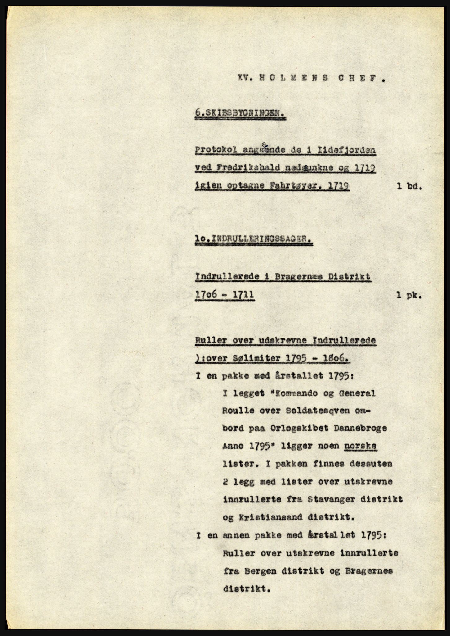 Riksarkivet, Seksjon for eldre arkiv og spesialsamlinger, AV/RA-EA-6797/H/Ha, 1953, s. 1