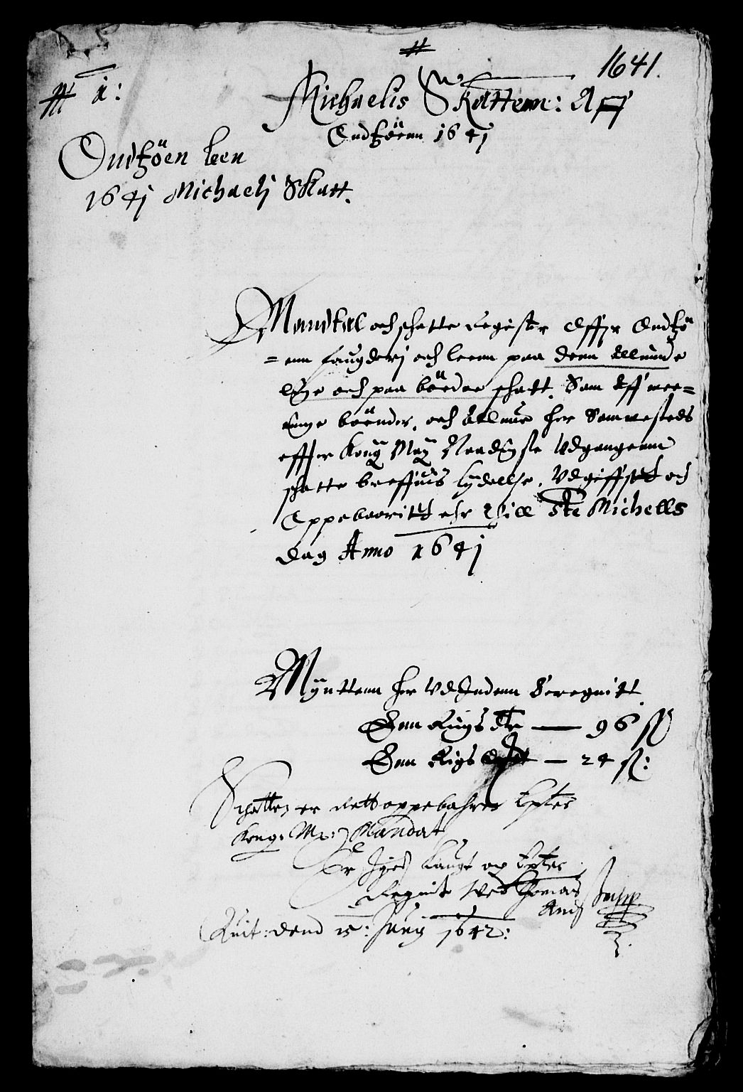 Rentekammeret inntil 1814, Reviderte regnskaper, Lensregnskaper, AV/RA-EA-5023/R/Rb/Rbe/L0002: Onsøy len, 1615-1650