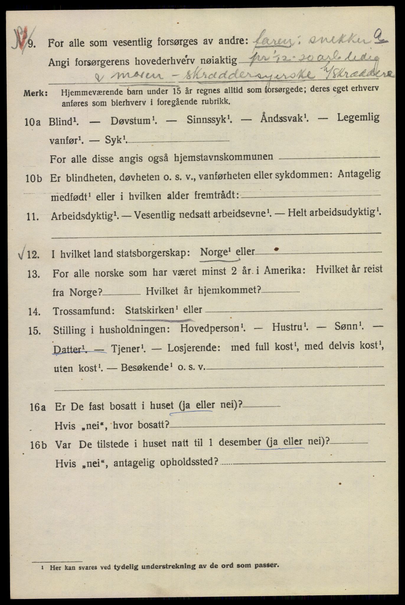 SAO, Folketelling 1920 for 0301 Kristiania kjøpstad, 1920, s. 446174