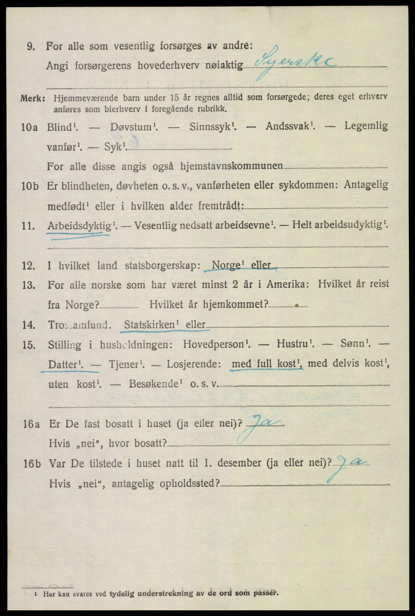 SAK, Folketelling 1920 for 0924 Landvik herred, 1920, s. 2105