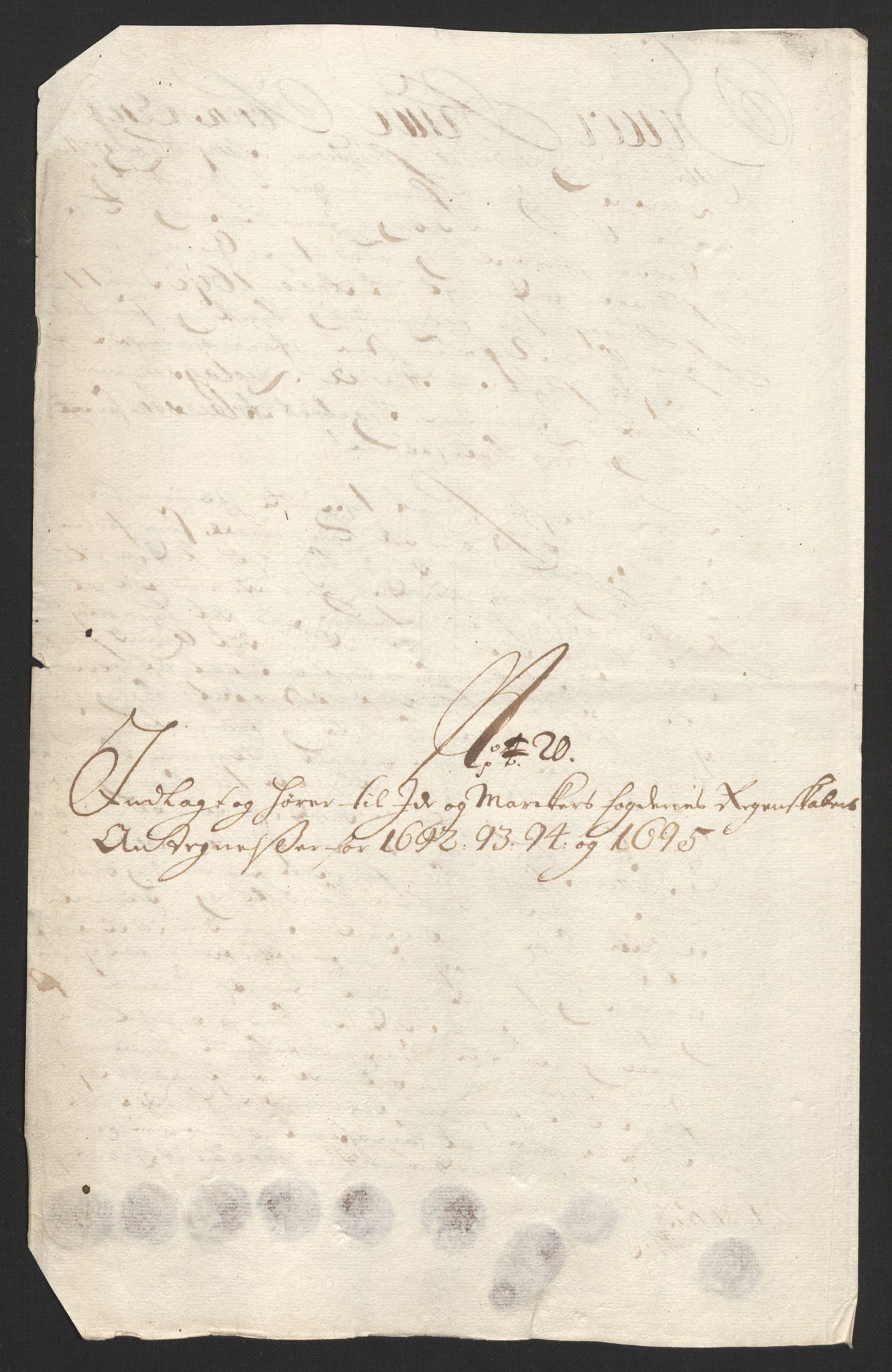 Rentekammeret inntil 1814, Reviderte regnskaper, Fogderegnskap, RA/EA-4092/R01/L0013: Fogderegnskap Idd og Marker, 1696-1698, s. 48