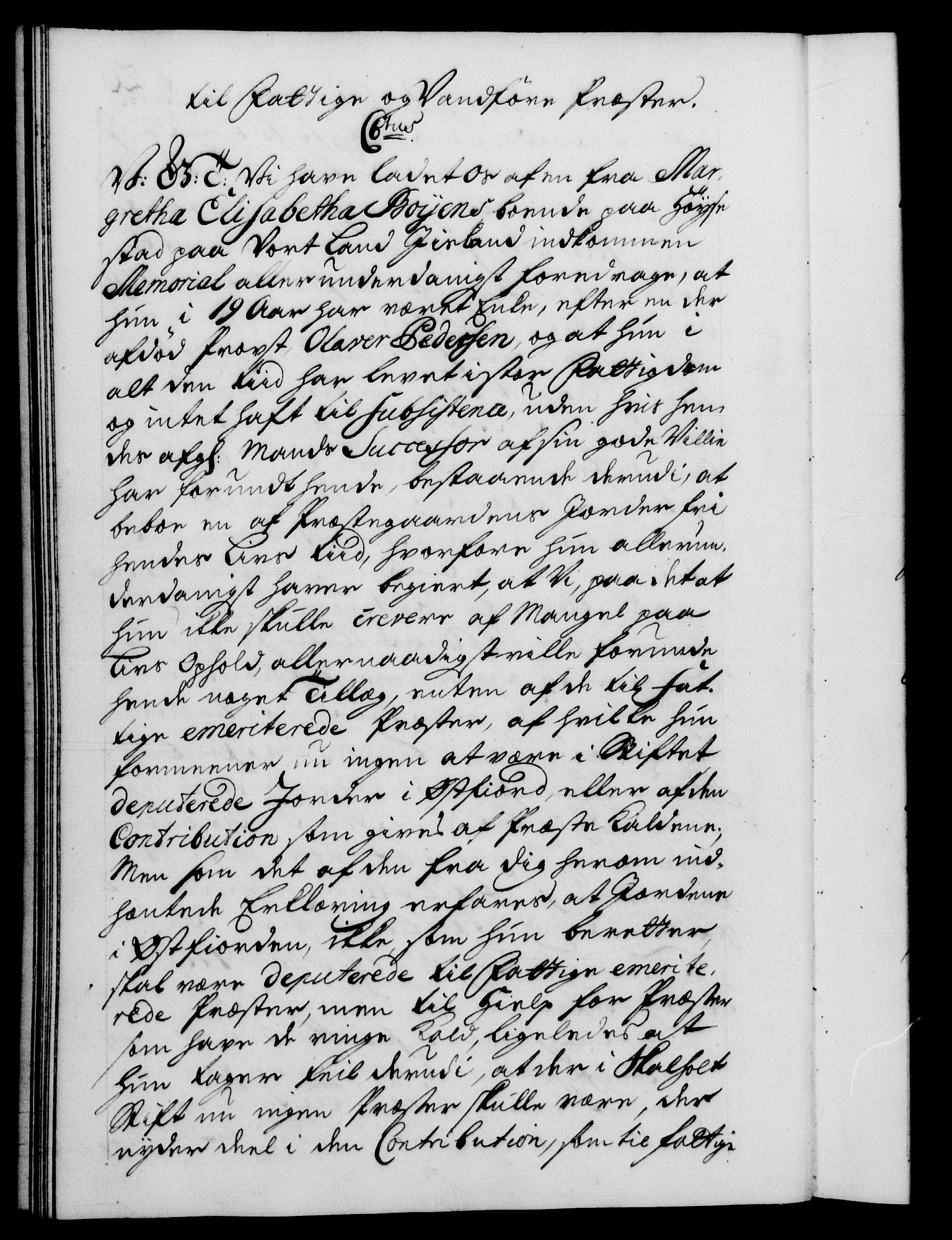 Danske Kanselli 1572-1799, AV/RA-EA-3023/F/Fc/Fca/Fcab/L0028: Norske tegnelser, 1738-1740, s. 26b