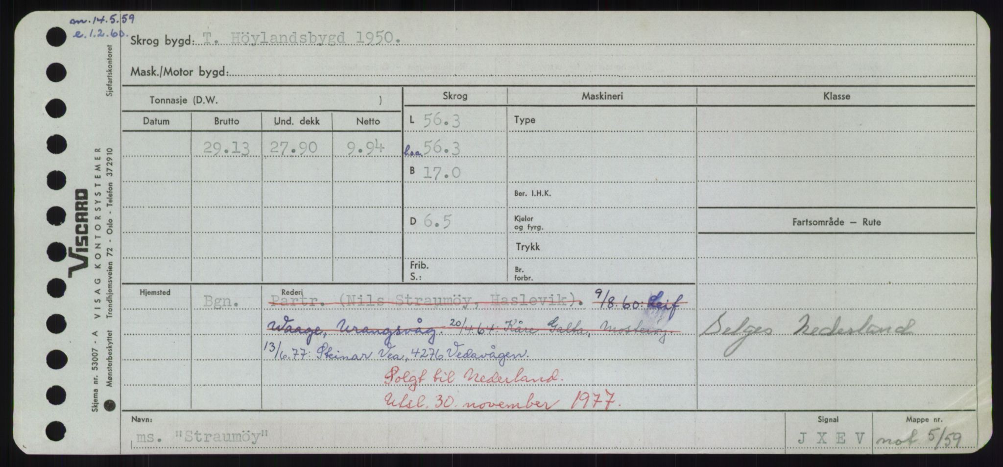 Sjøfartsdirektoratet med forløpere, Skipsmålingen, RA/S-1627/H/Hd/L0036: Fartøy, St, s. 617