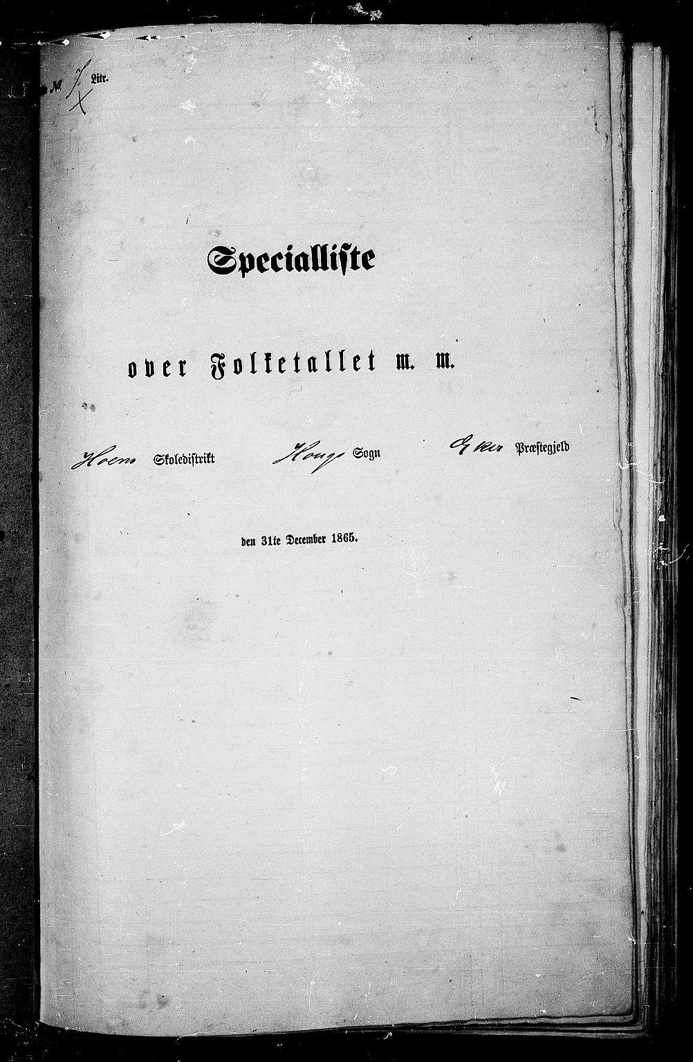 RA, Folketelling 1865 for 0624P Eiker prestegjeld, 1865, s. 124