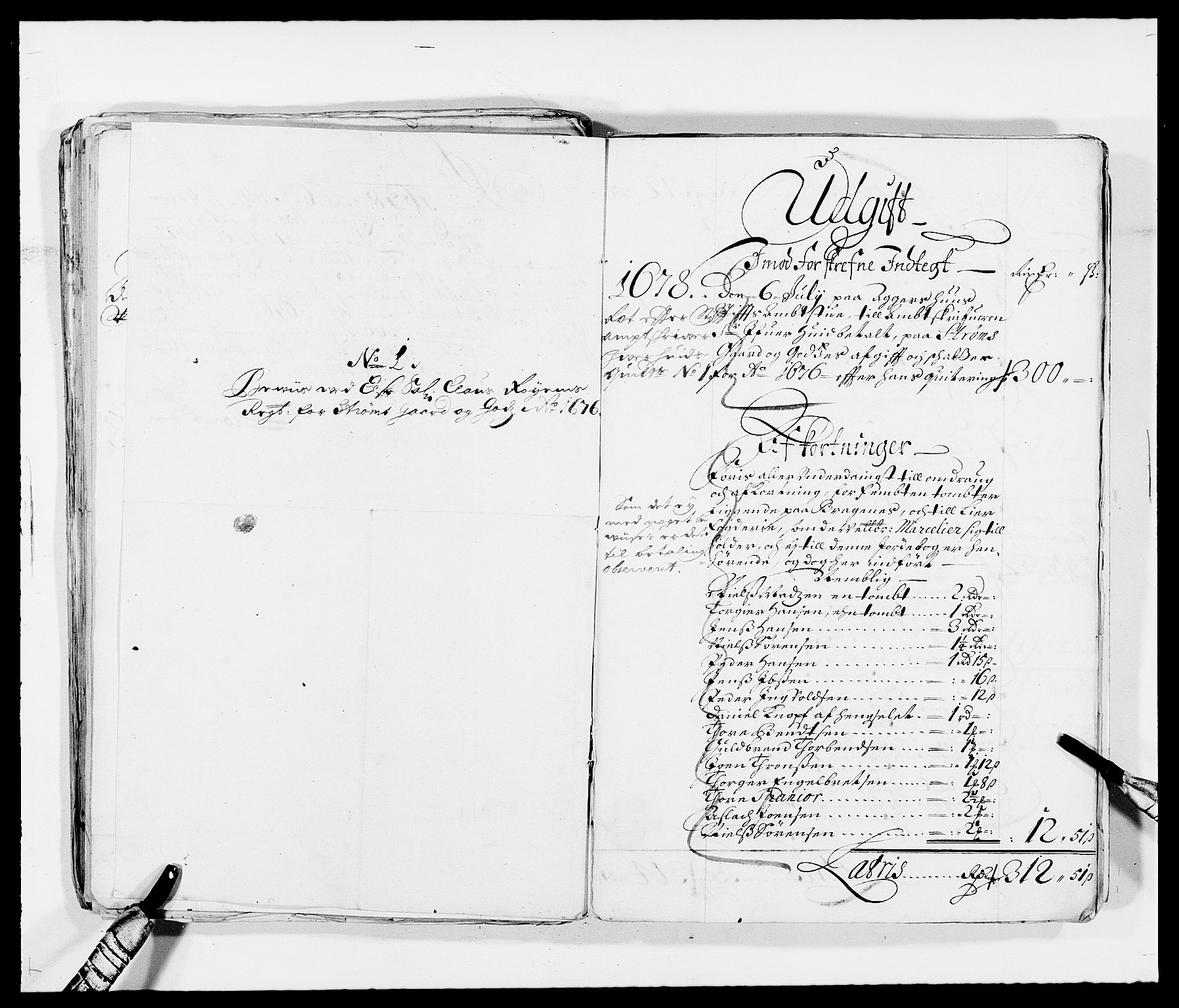 Rentekammeret inntil 1814, Reviderte regnskaper, Fogderegnskap, RA/EA-4092/R32/L1845: Fogderegnskap Jarlsberg grevskap, 1676-1678, s. 68