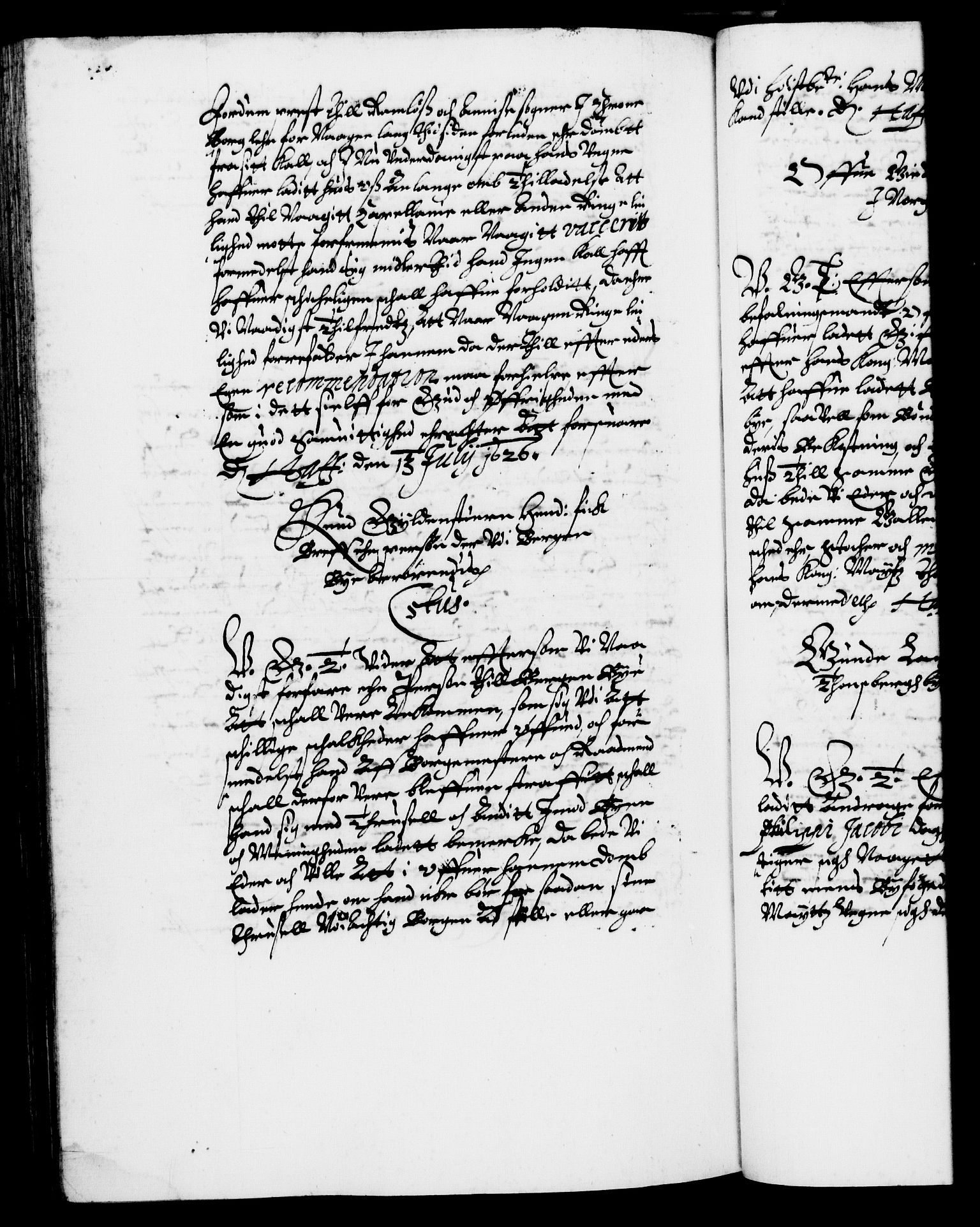 Danske Kanselli 1572-1799, RA/EA-3023/F/Fc/Fca/Fcab/L0004: Norske tegnelser (mikrofilm), 1617-1627, s. 550b
