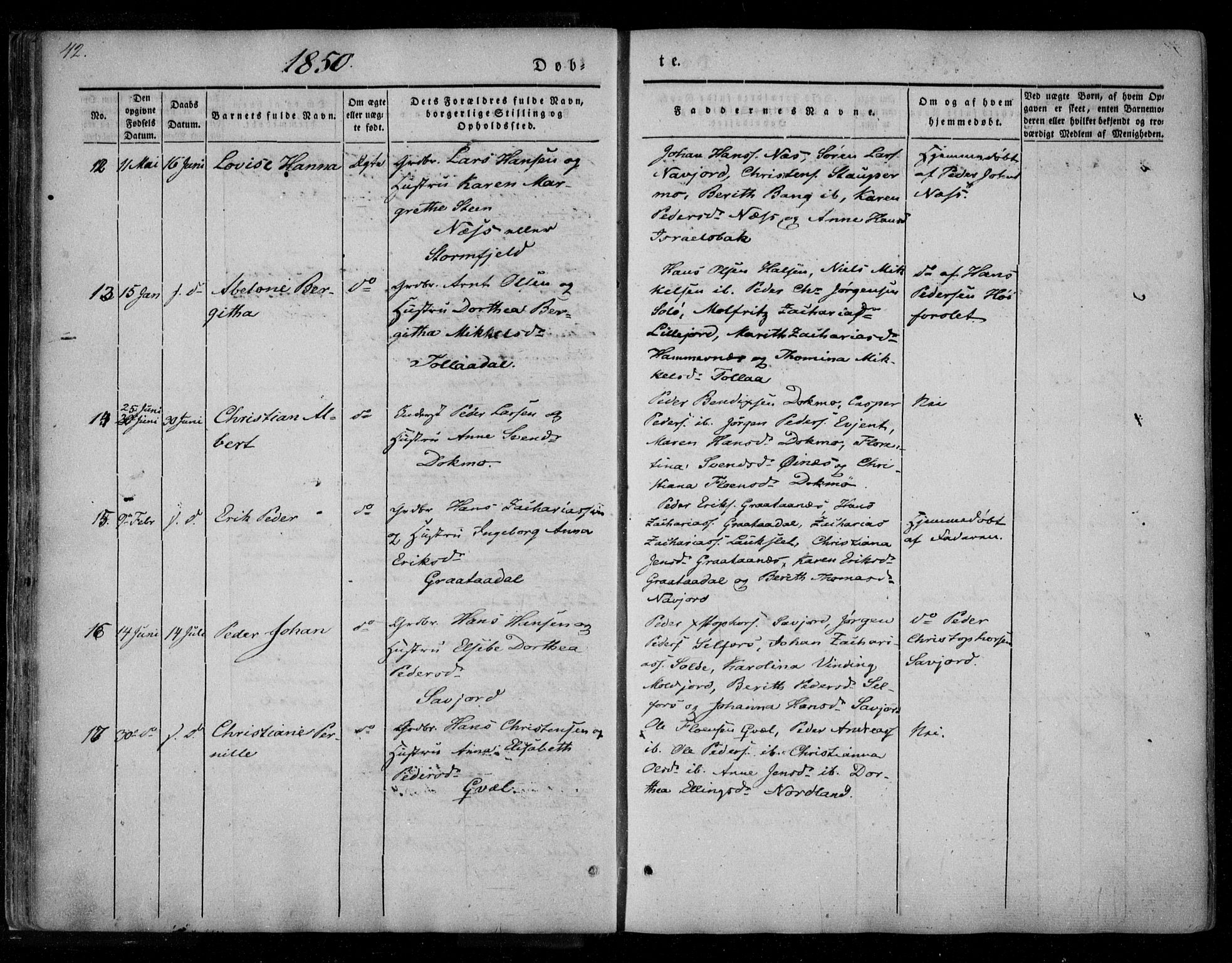 Ministerialprotokoller, klokkerbøker og fødselsregistre - Nordland, AV/SAT-A-1459/846/L0644: Ministerialbok nr. 846A02, 1837-1872, s. 42