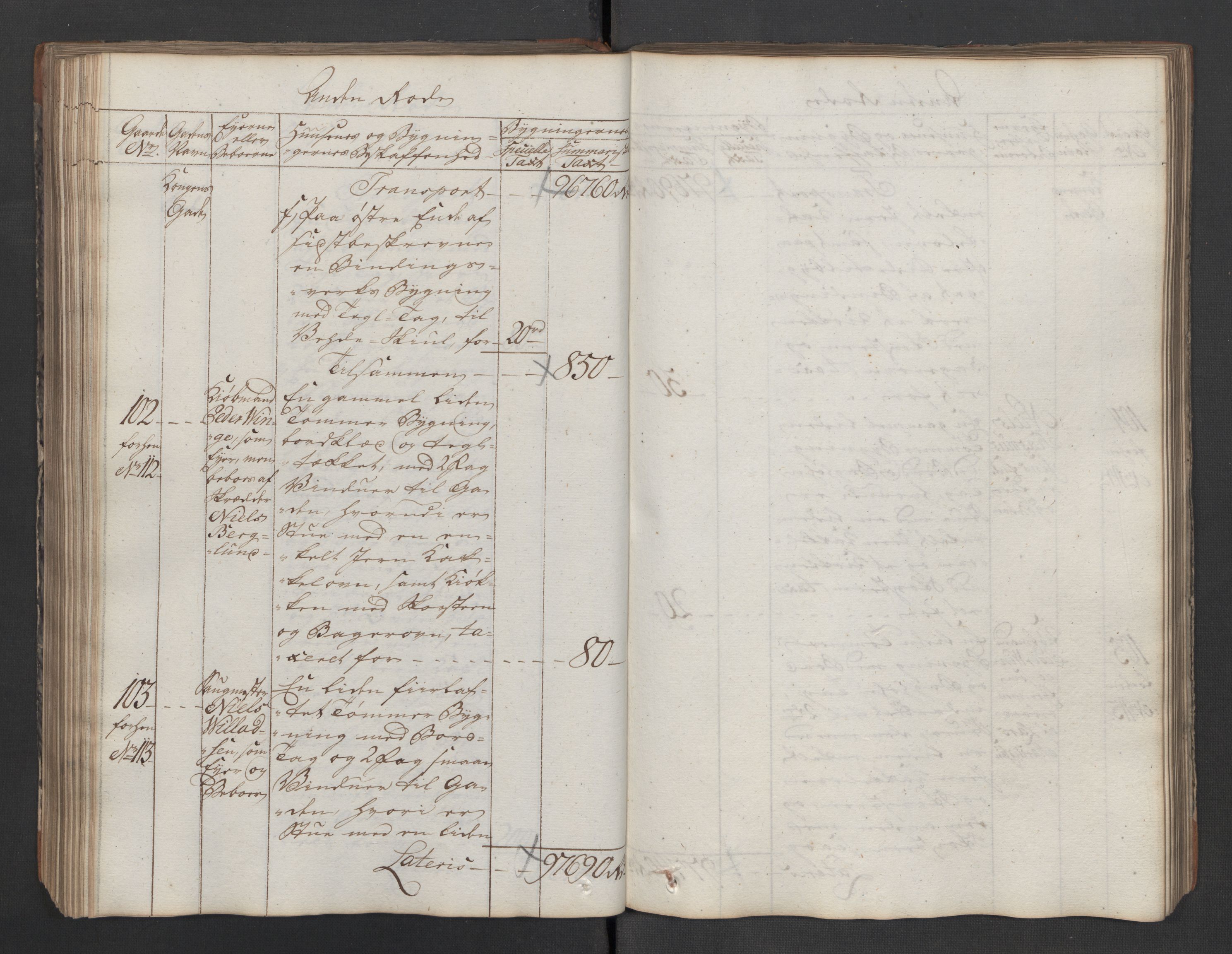 Kommersekollegiet, Brannforsikringskontoret 1767-1814, AV/RA-EA-5458/F/Fa/L0040/0005: Moss / Branntakstprotokoll, 1797, s. 179