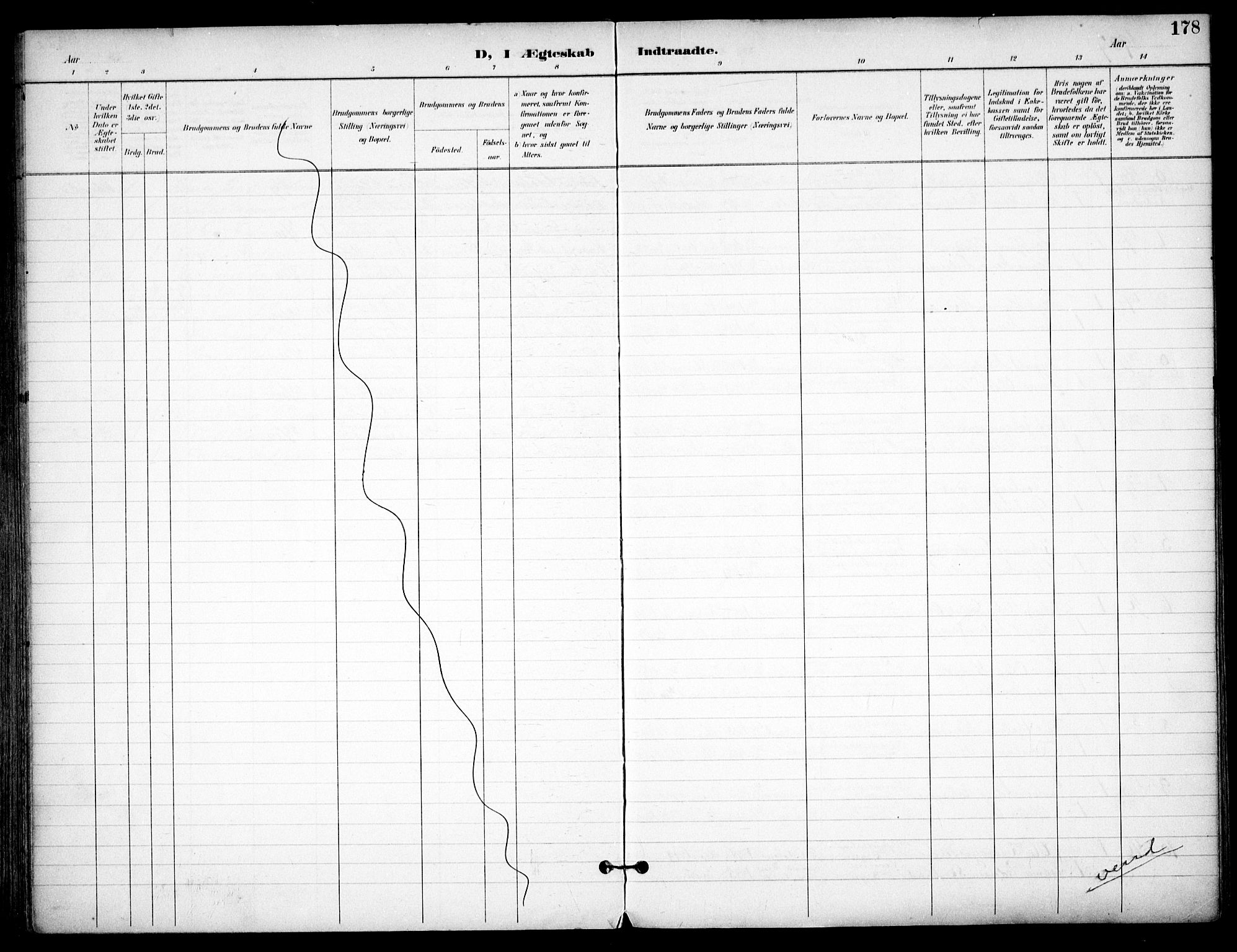 Østre Aker prestekontor Kirkebøker, AV/SAO-A-10840/F/Fa/L0011: Ministerialbok nr. I 11, 1895-1917, s. 178