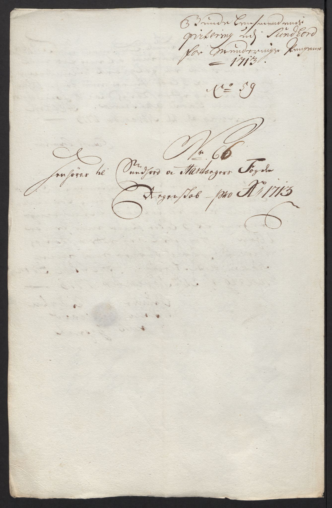 Rentekammeret inntil 1814, Reviderte regnskaper, Fogderegnskap, RA/EA-4092/R48/L2989: Fogderegnskap Sunnhordland og Hardanger, 1713, s. 371