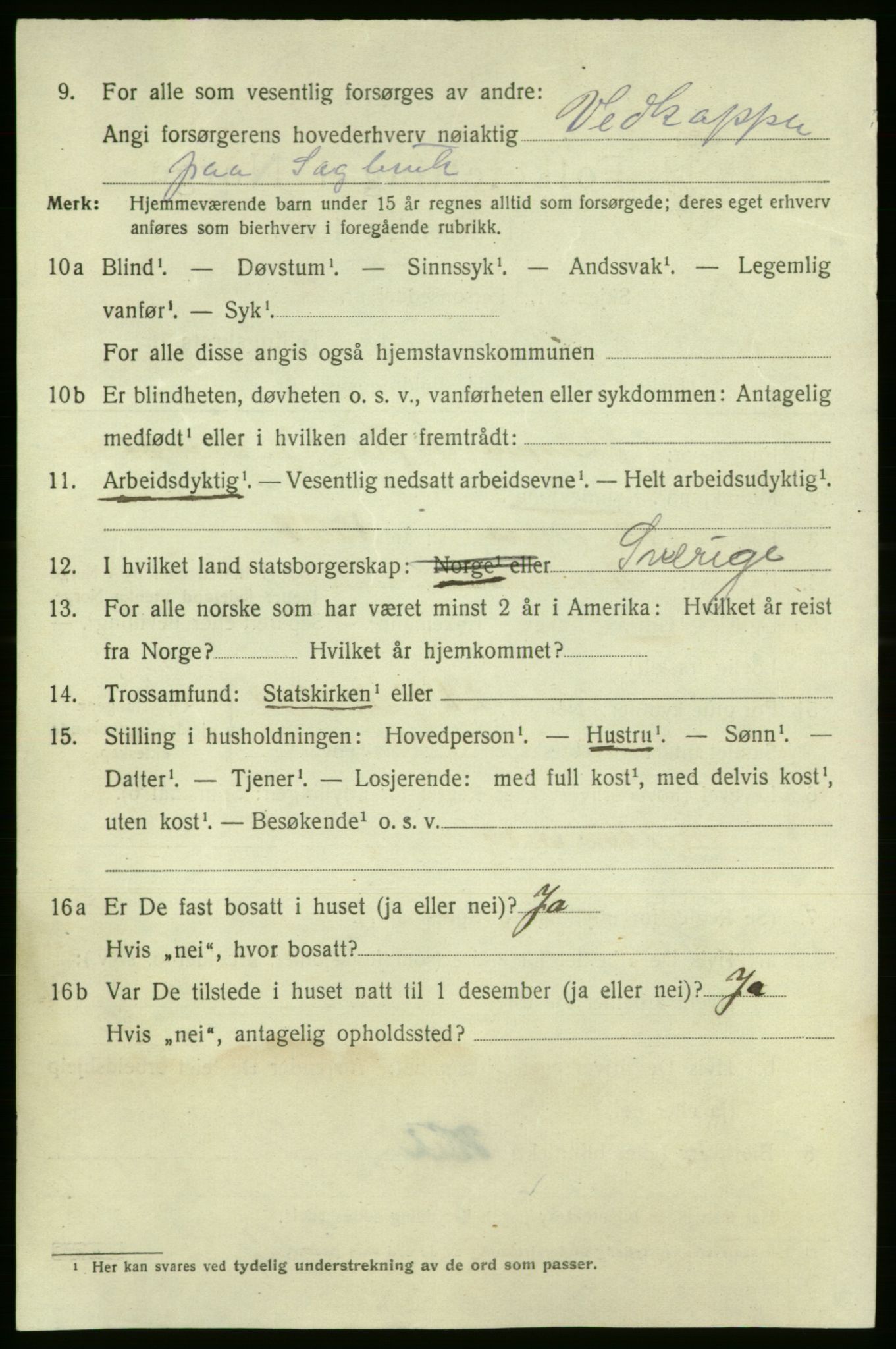 SAO, Folketelling 1920 for 0101 Fredrikshald kjøpstad, 1920, s. 14624